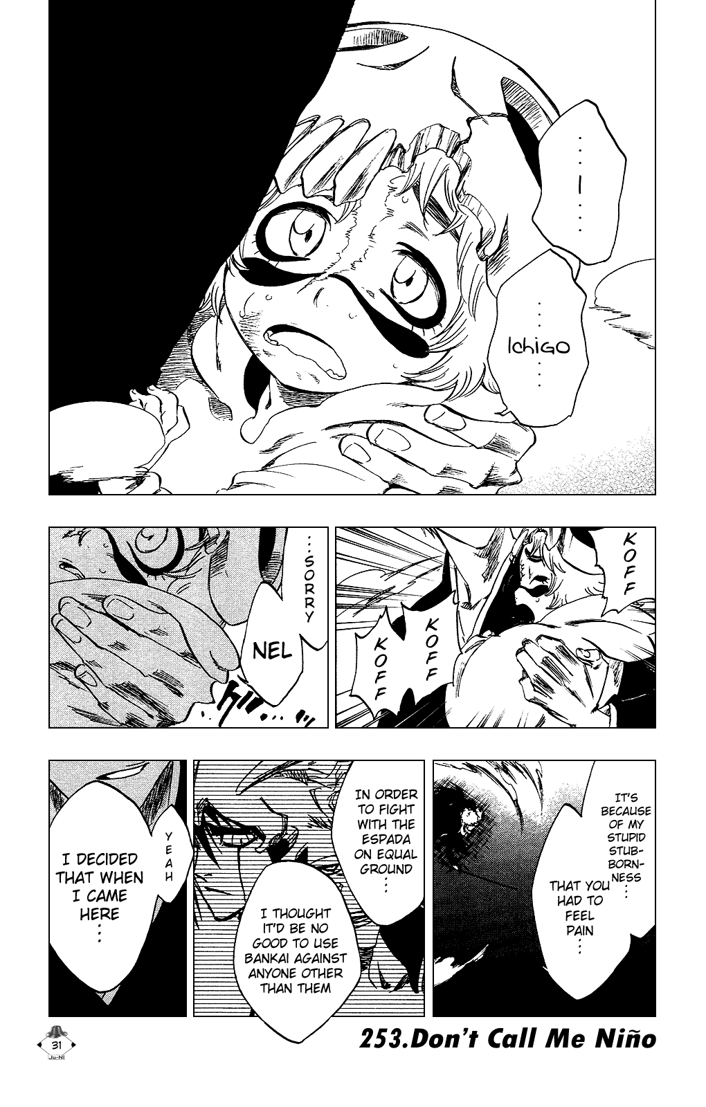 Bleach Chapter 253 page 1 - Chapter 253: Don't Call Me Niño