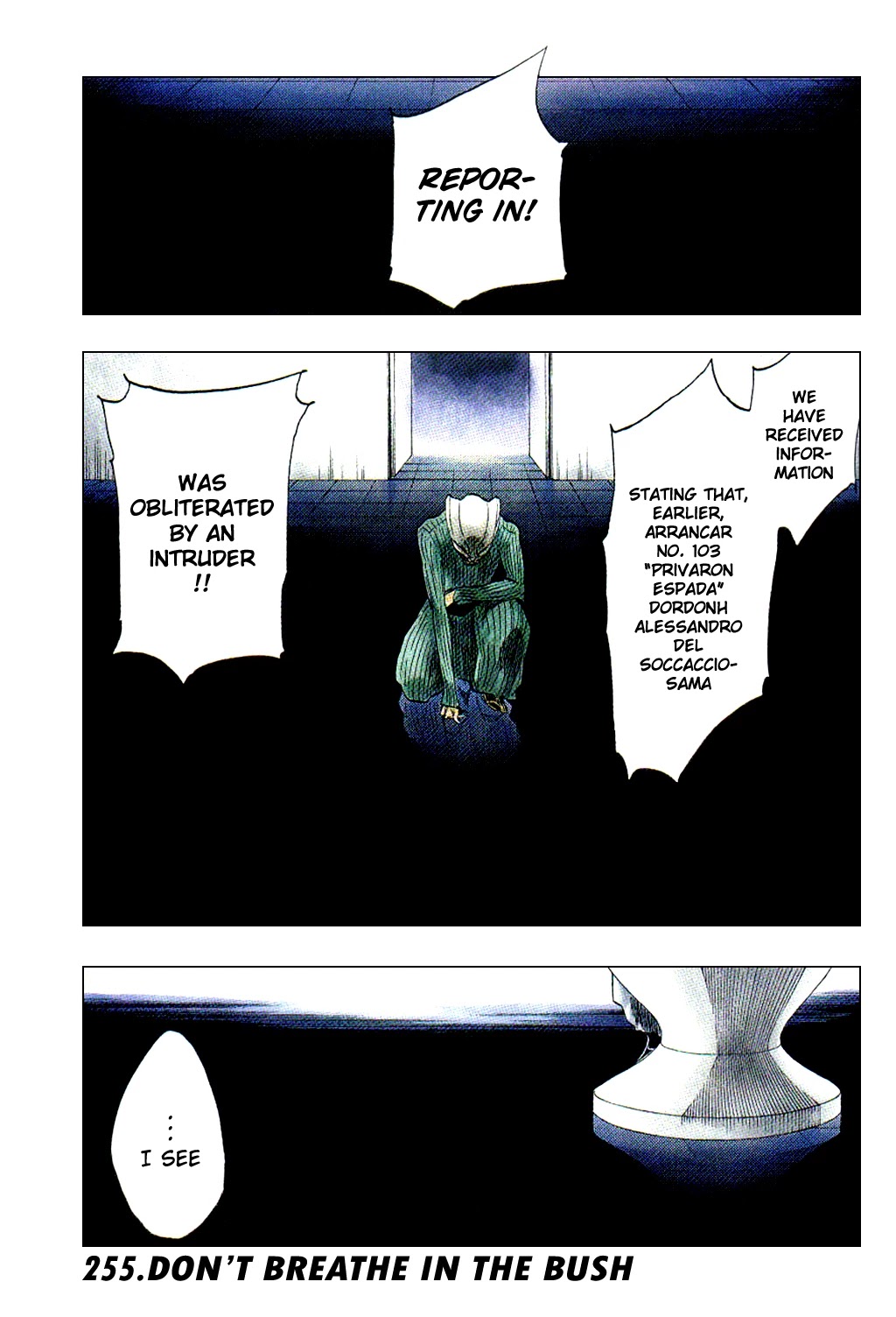 Bleach Chapter 255 page 2 - Chapter 255: Don't Breathe in the Bush