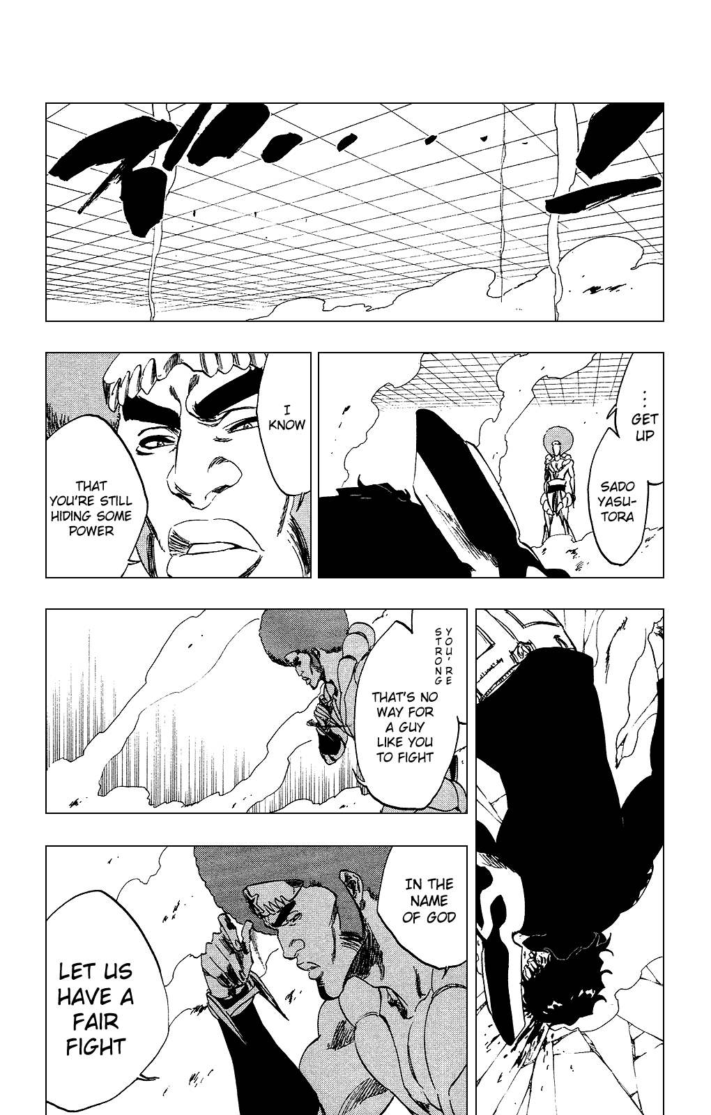 Bleach manga, chapter 259, page 16 of 20