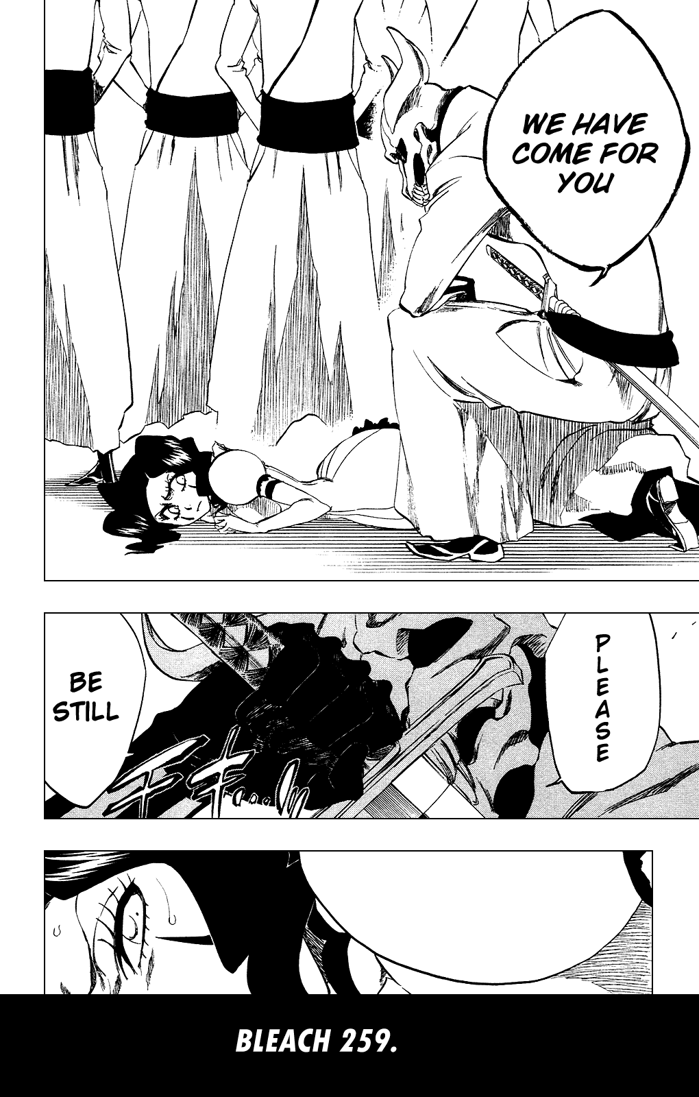 Bleach manga, chapter 259, page 6 of 20