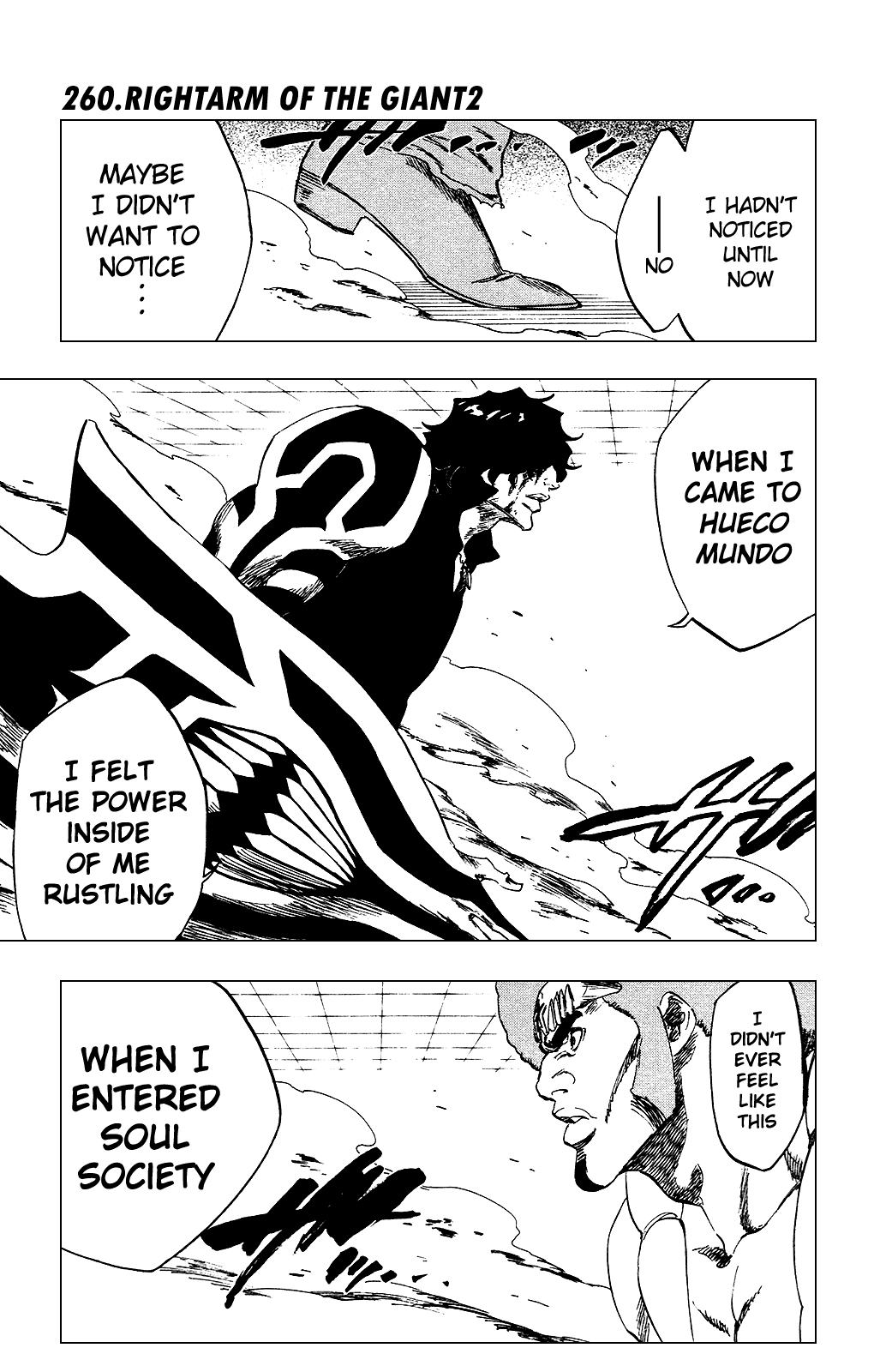 Bleach manga, chapter 260, page 1 of 30