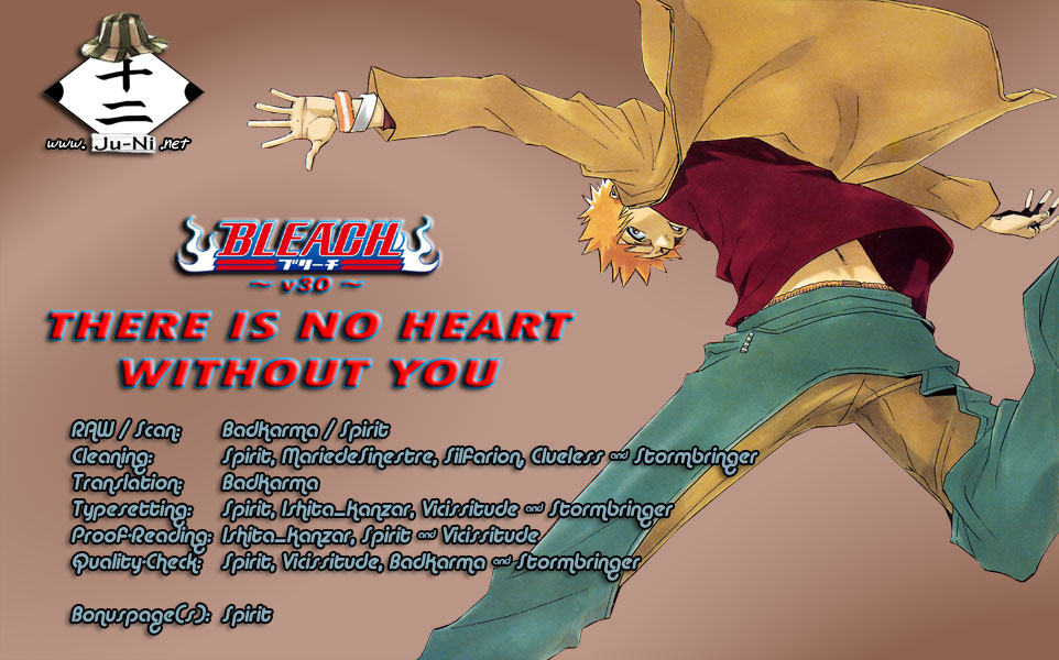 Bleach manga, chapter 261, page 1 of 27