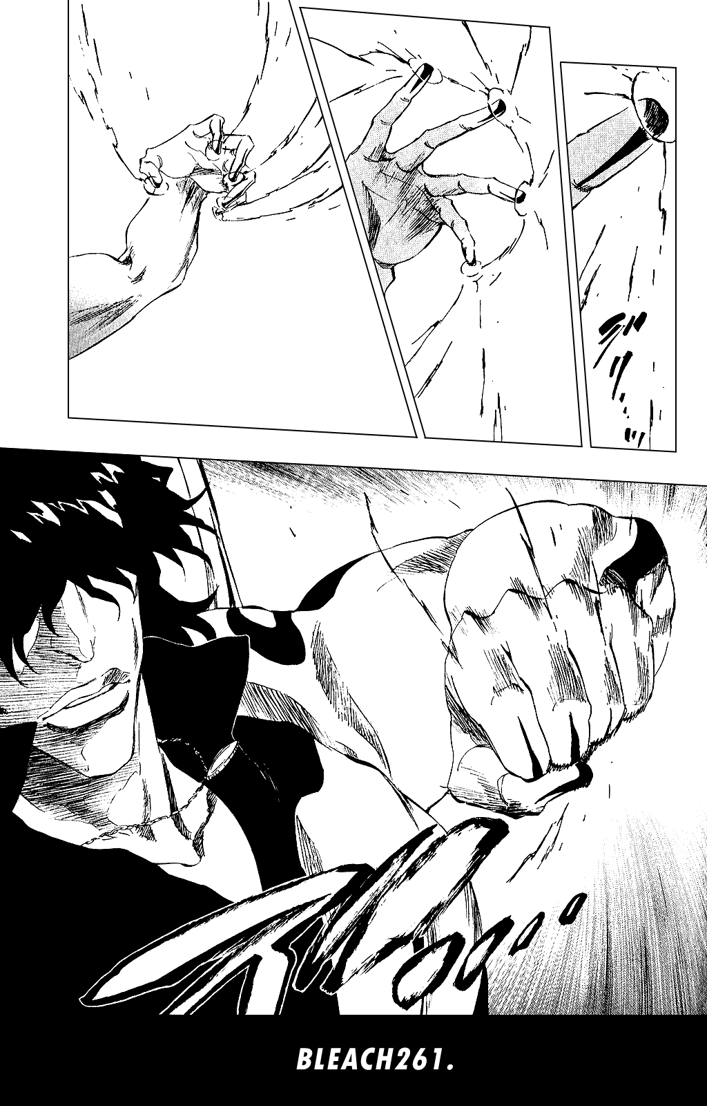 Bleach manga, chapter 261, page 17 of 27