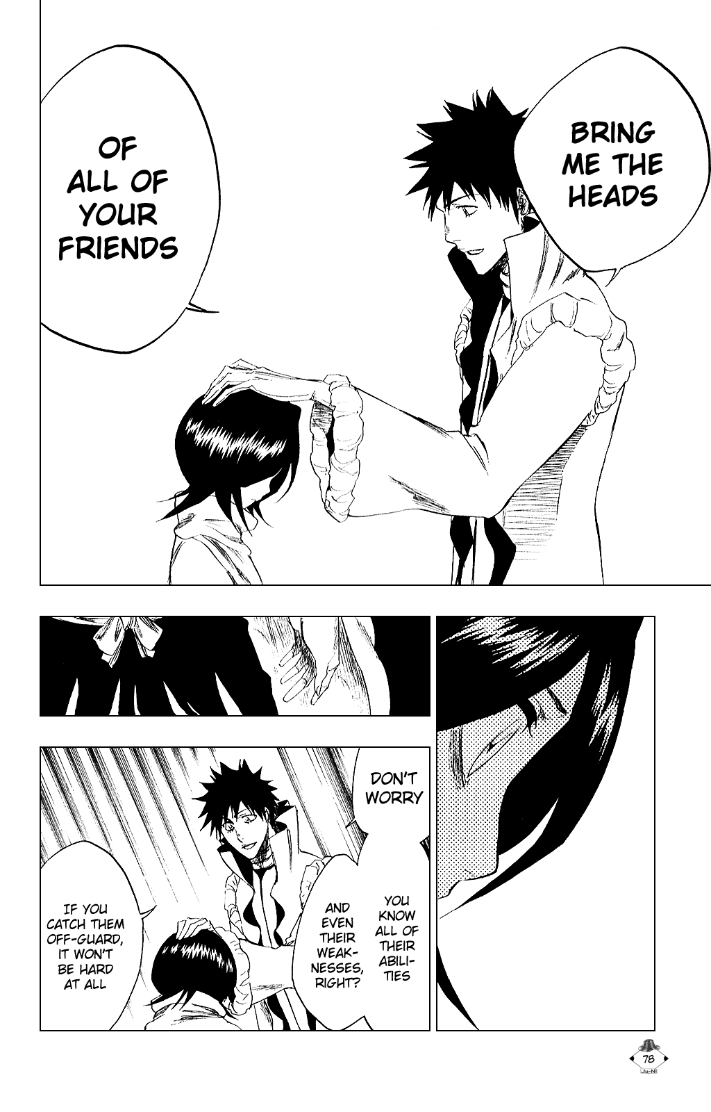 Bleach manga, chapter 264, page 12 of 21