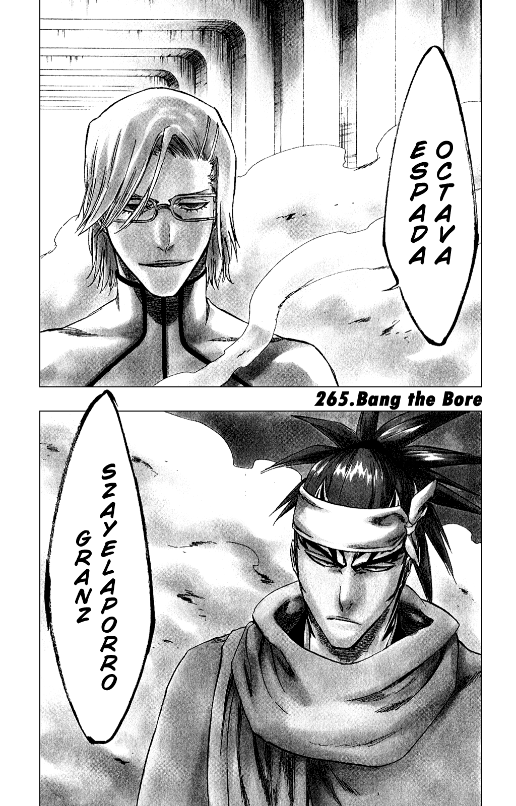 Bleach manga, chapter 265, page 1 of 21