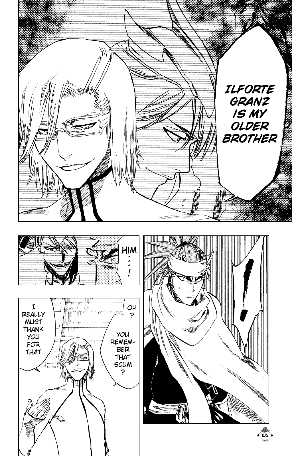 Bleach manga, chapter 265, page 14 of 21