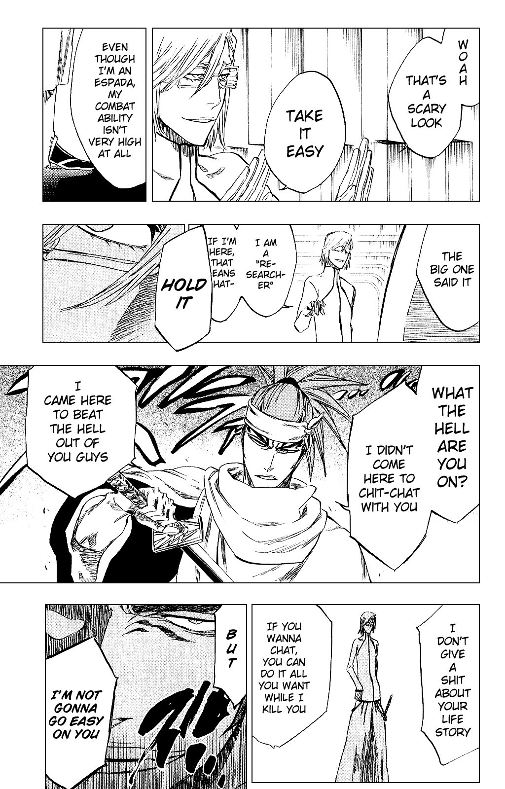 Bleach manga, chapter 265, page 9 of 21