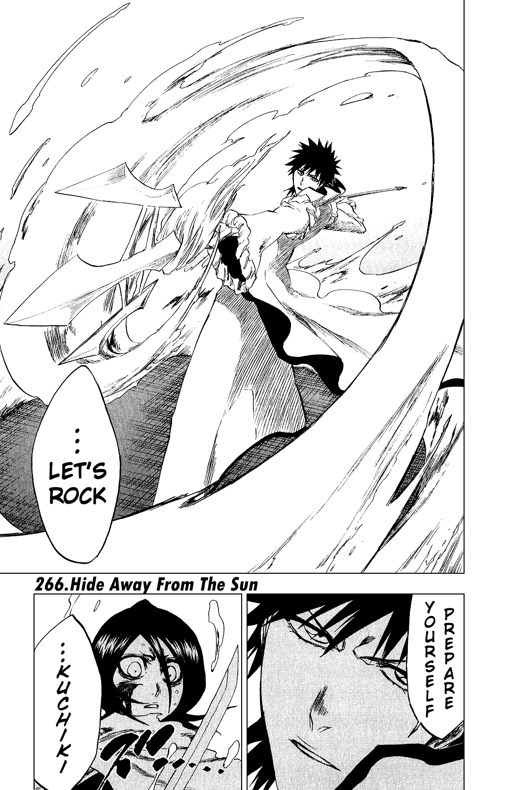 Bleach Chapter 266 page 1 - Chapter 266: Hide Away From The Sun