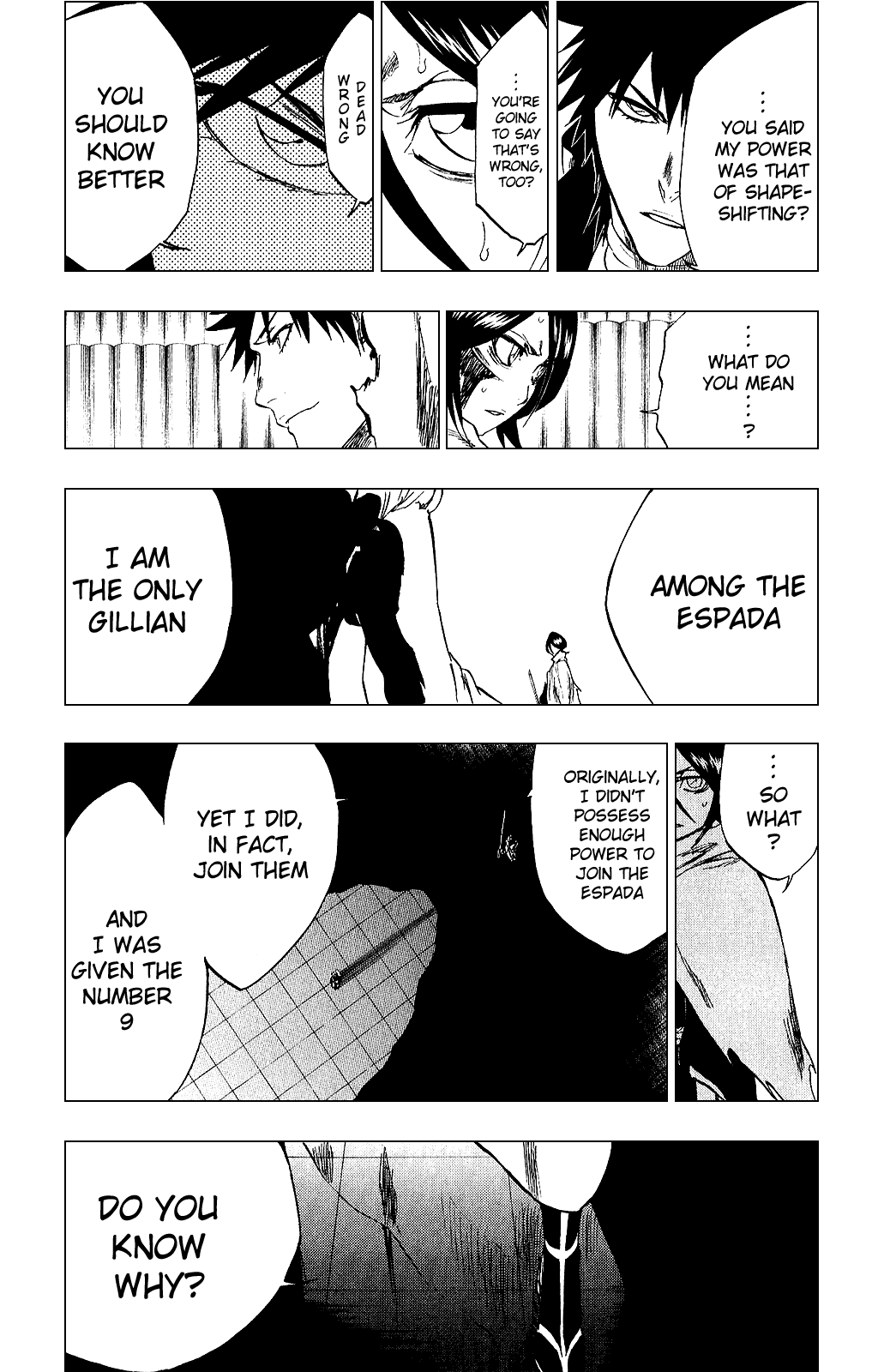 Bleach manga, chapter 267, page 7 of 18
