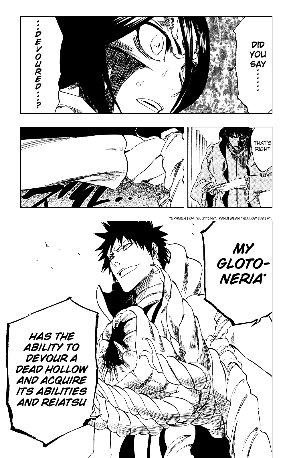 Bleach manga, chapter 267, page 9 of 18