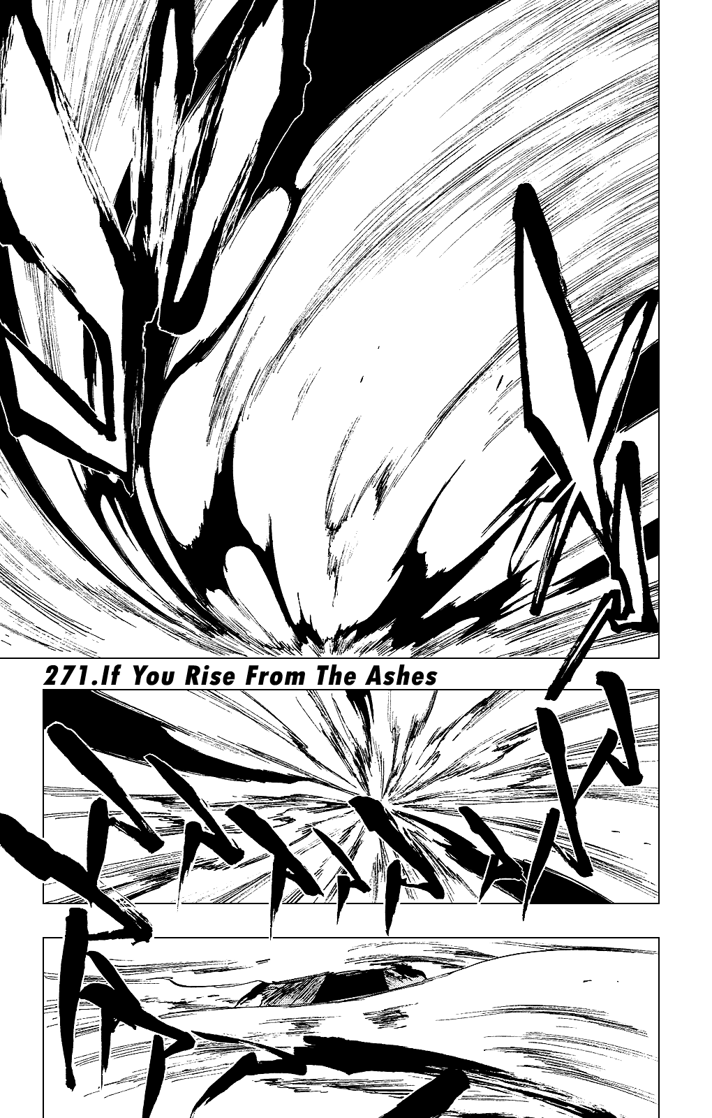 Bleach Chapter 271 page 1 - Chapter 271: If You Rise From The Ashes