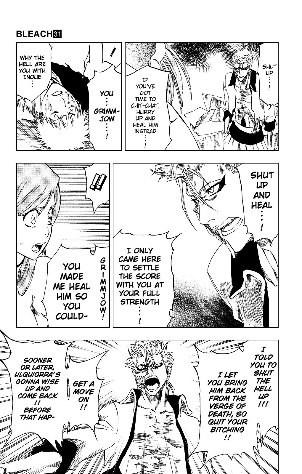 Bleach manga, chapter 277, page 17 of 20