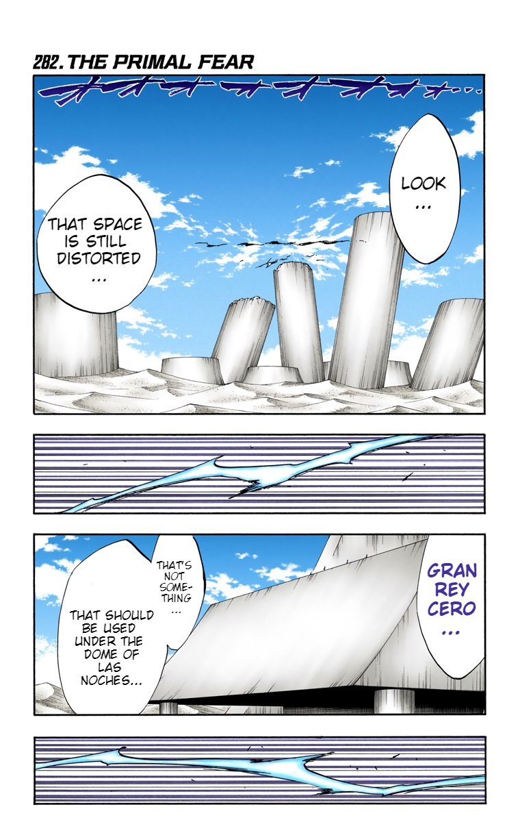 Bleach Chapter 282 page 1 - Chapter 282: The Primal Fear