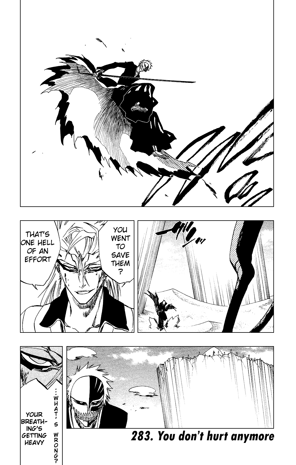 Bleach manga, chapter 283, page 1 of 19