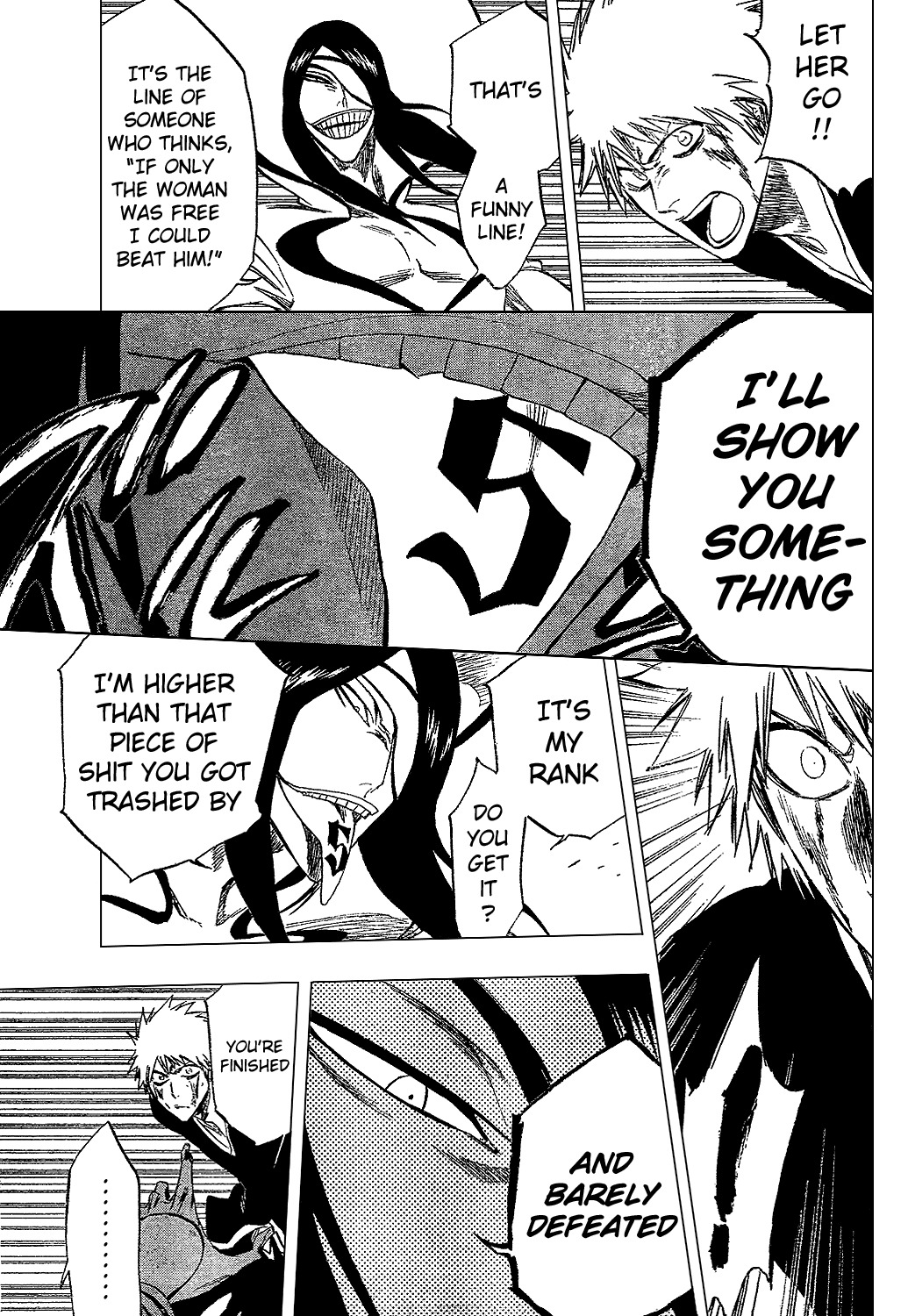 Bleach manga, chapter 287, page 15 of 20