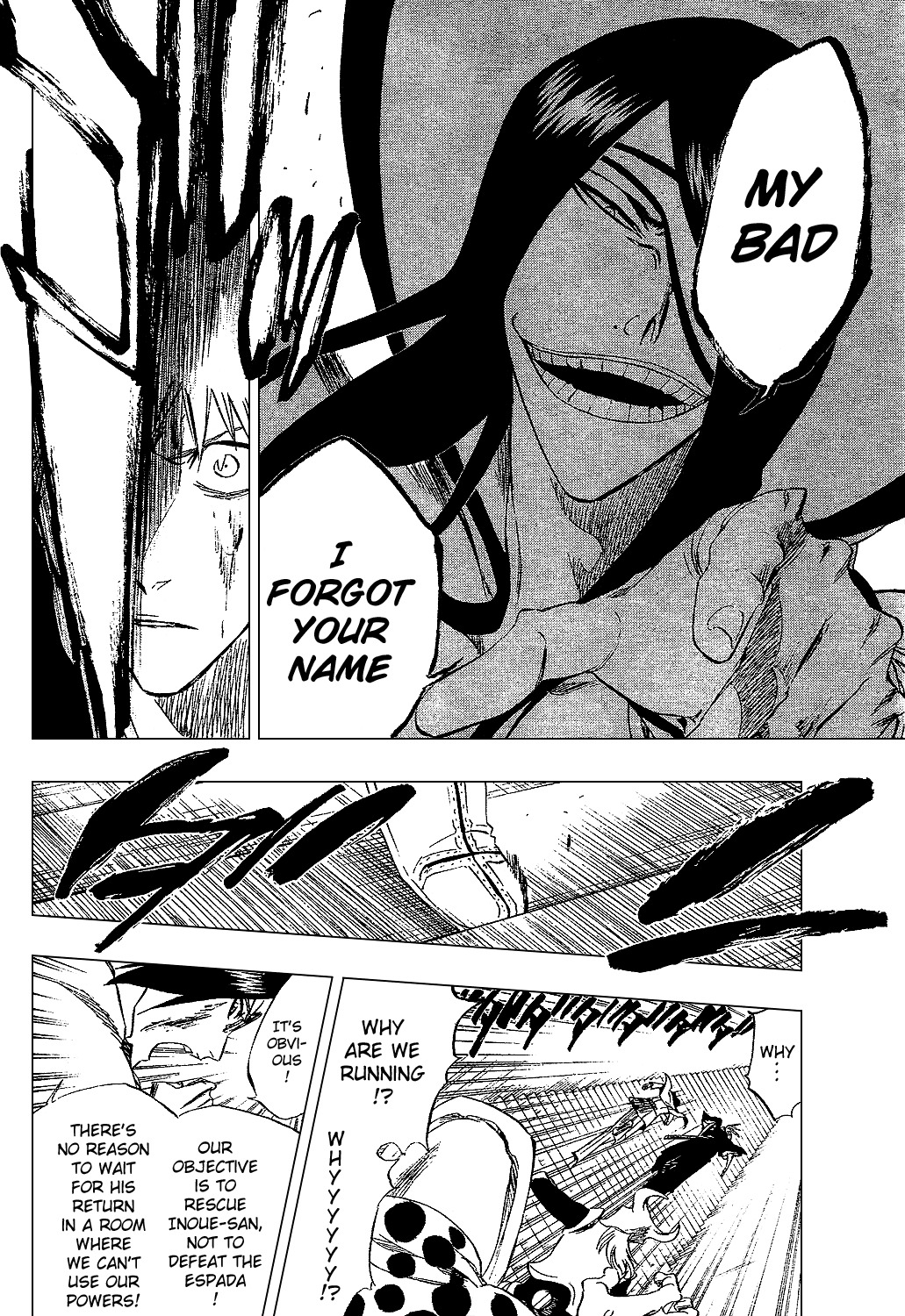 Bleach manga, chapter 287, page 16 of 20