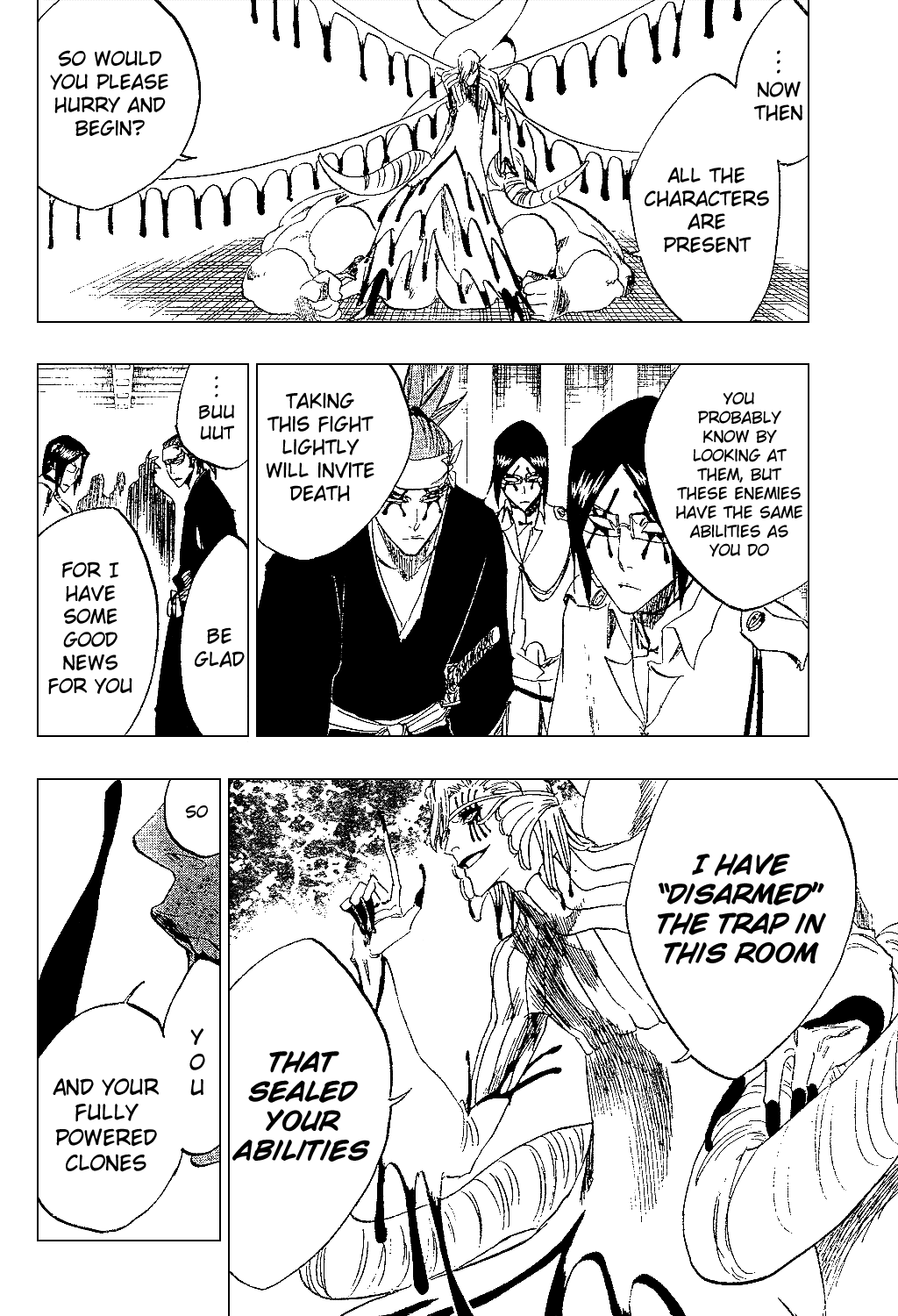Bleach manga, chapter 288, page 15 of 20