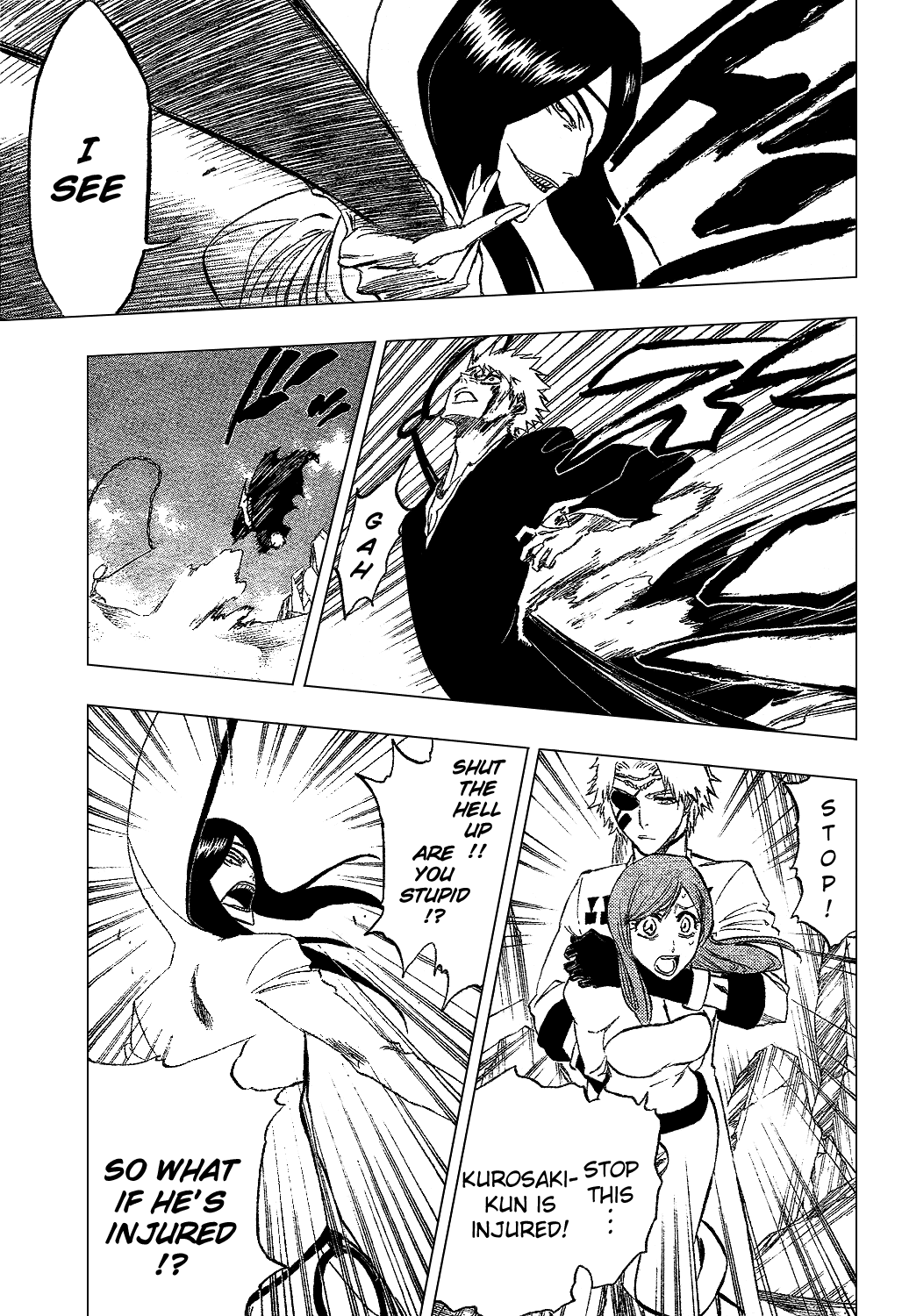 Bleach manga, chapter 288, page 18 of 20