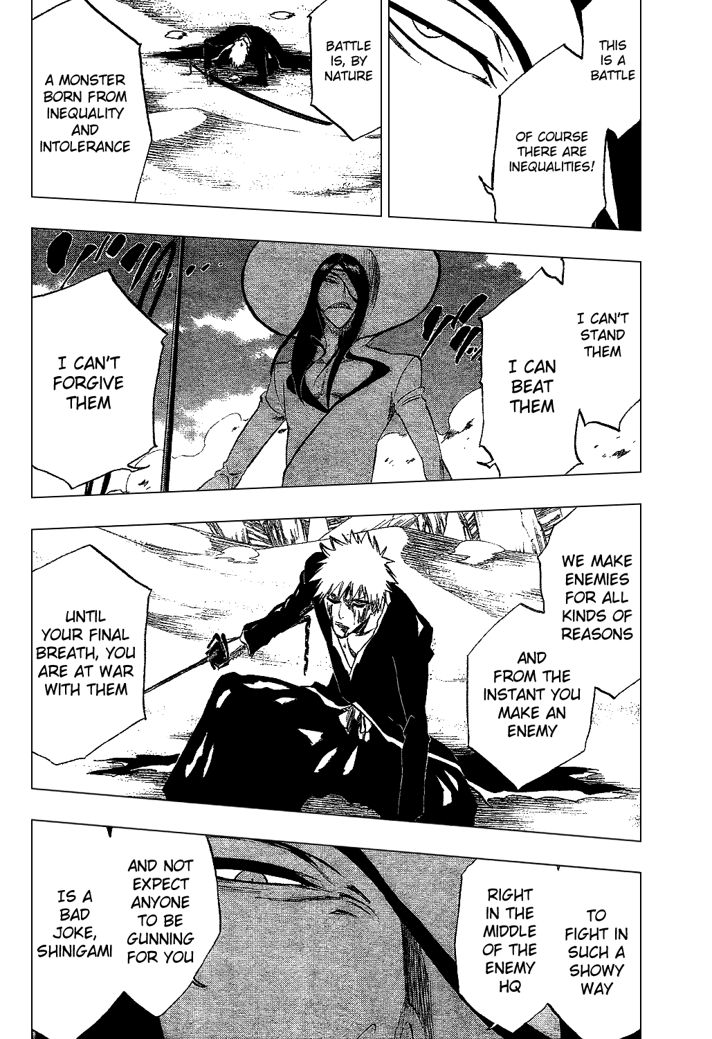 Bleach manga, chapter 288, page 19 of 20