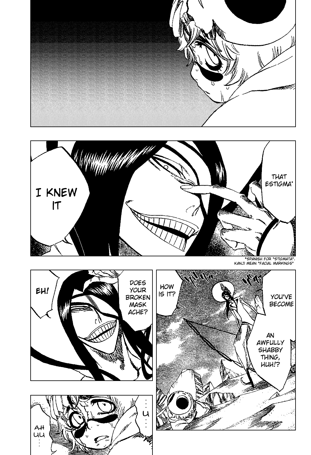 Bleach manga, chapter 289, page 15 of 21