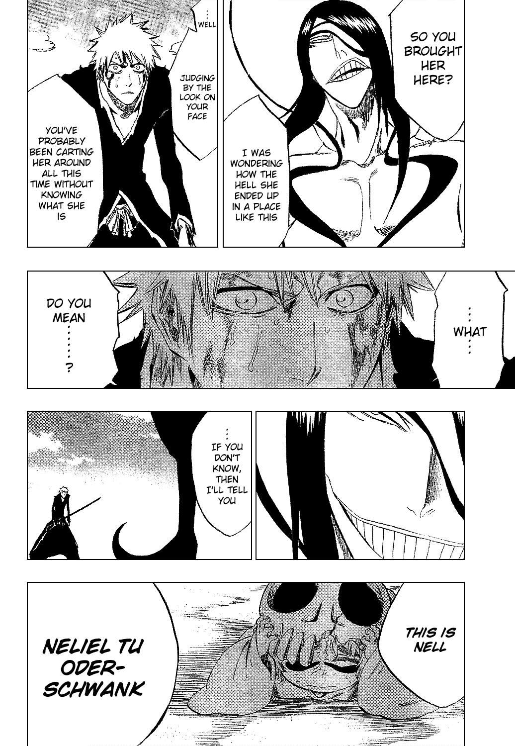 Bleach manga, chapter 289, page 20 of 21