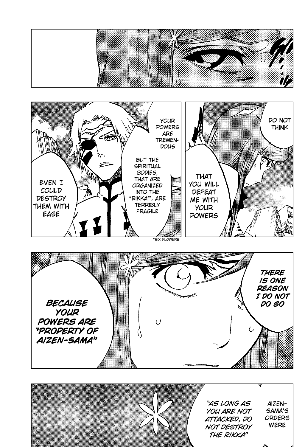 Bleach manga, chapter 289, page 9 of 21