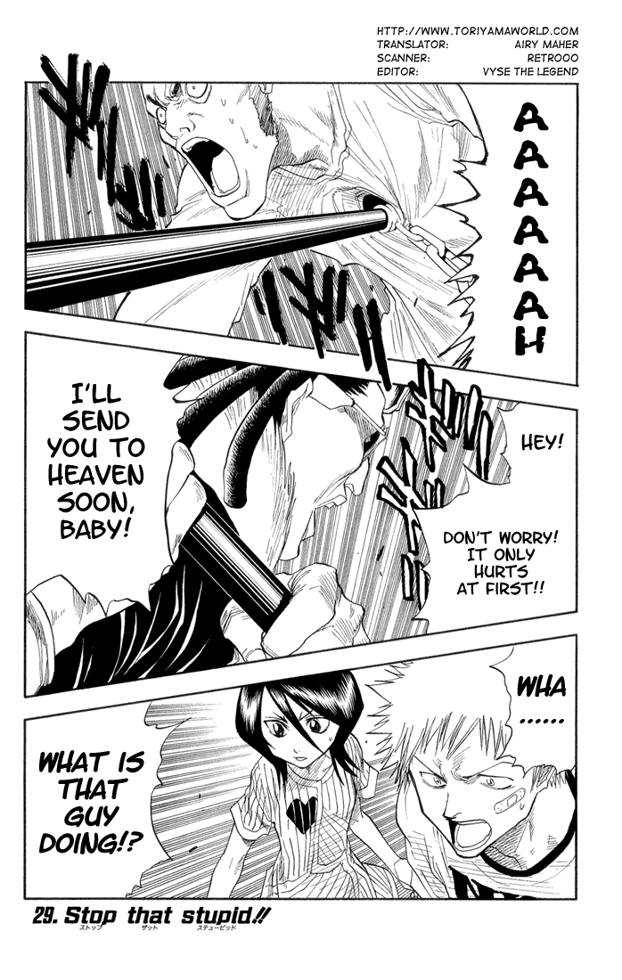 Bleach manga, chapter 29, page 2 of 20