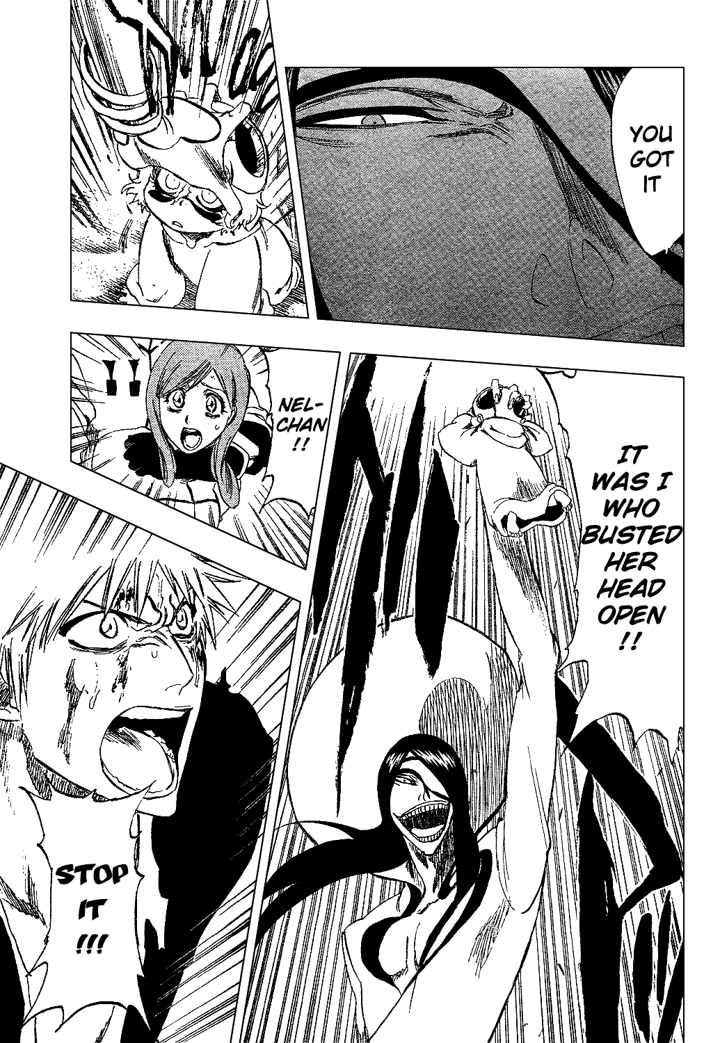 Bleach manga, chapter 290, page 12 of 20