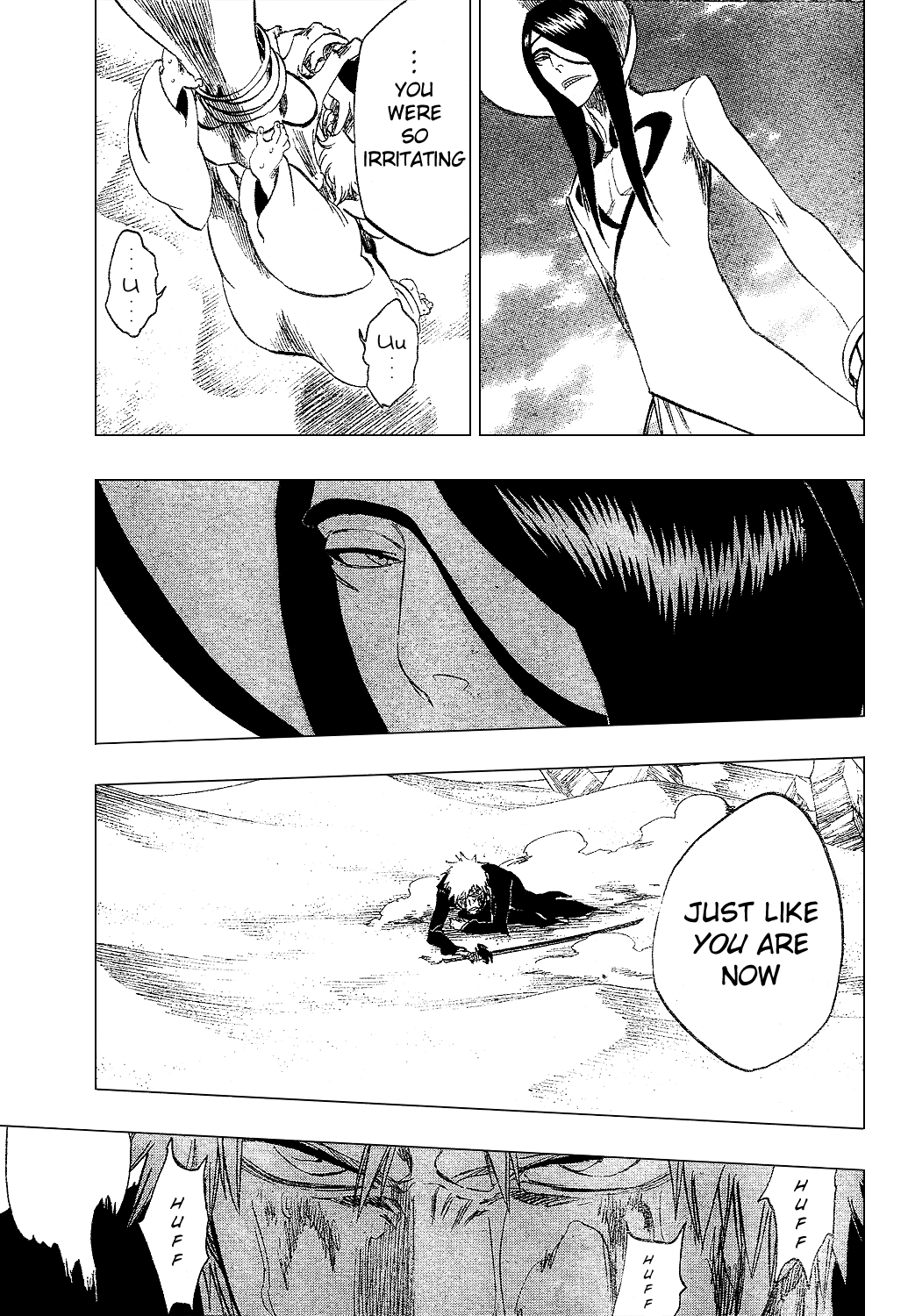 Bleach manga, chapter 290, page 16 of 20