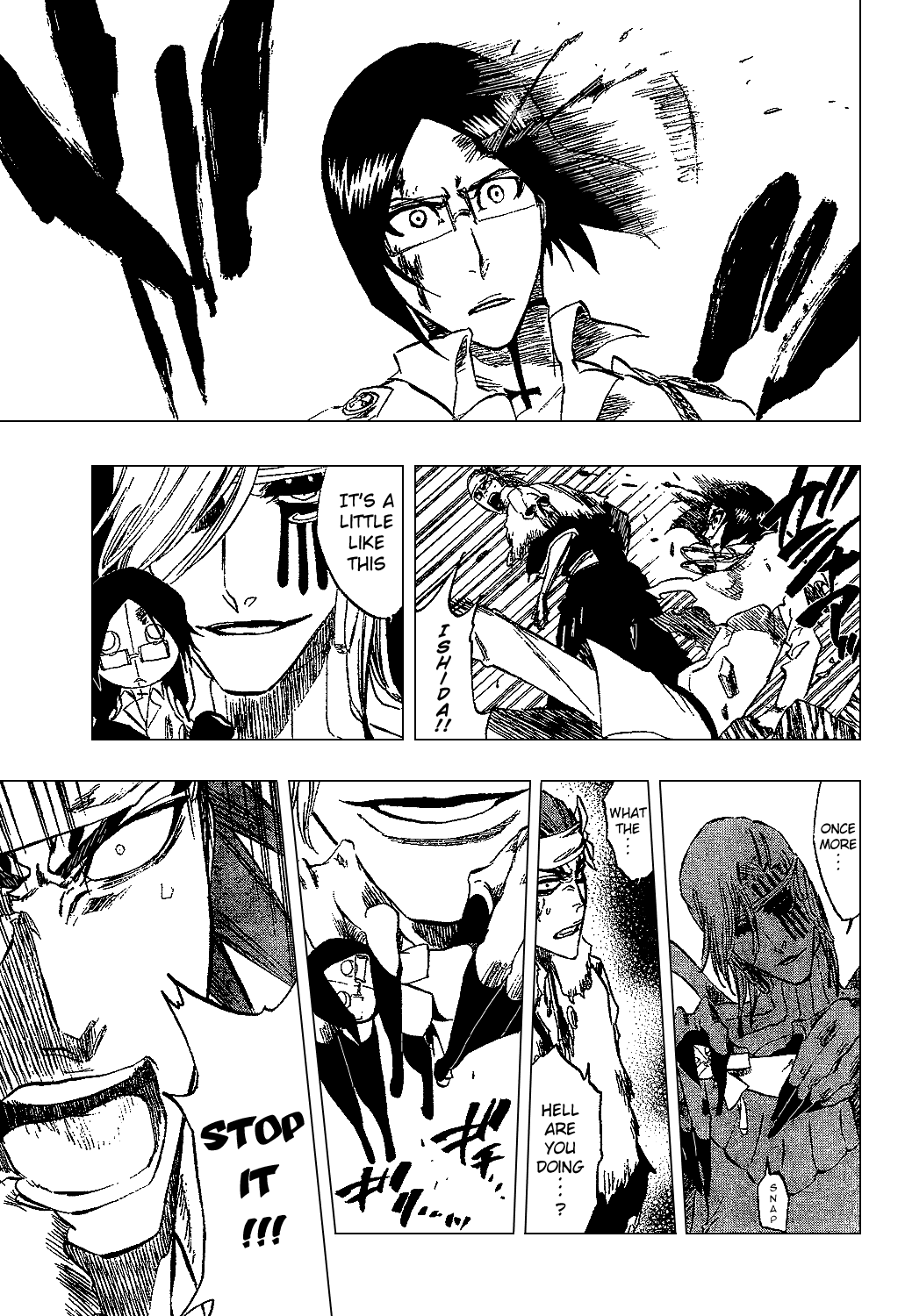 Bleach manga, chapter 293, page 14 of 22