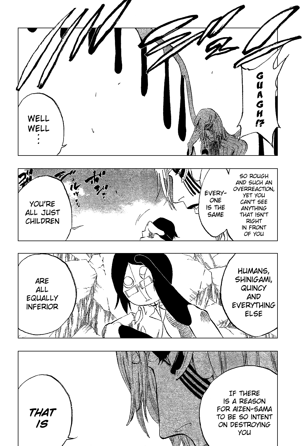 Bleach manga, chapter 293, page 19 of 22