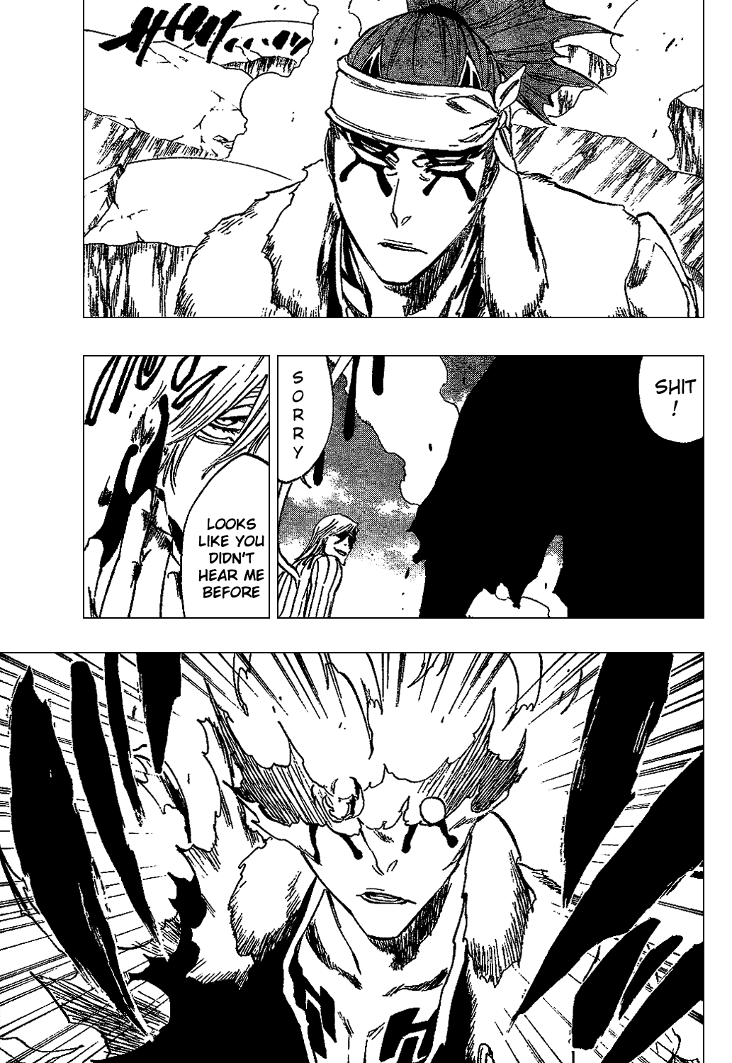 Bleach manga, chapter 293, page 4 of 22