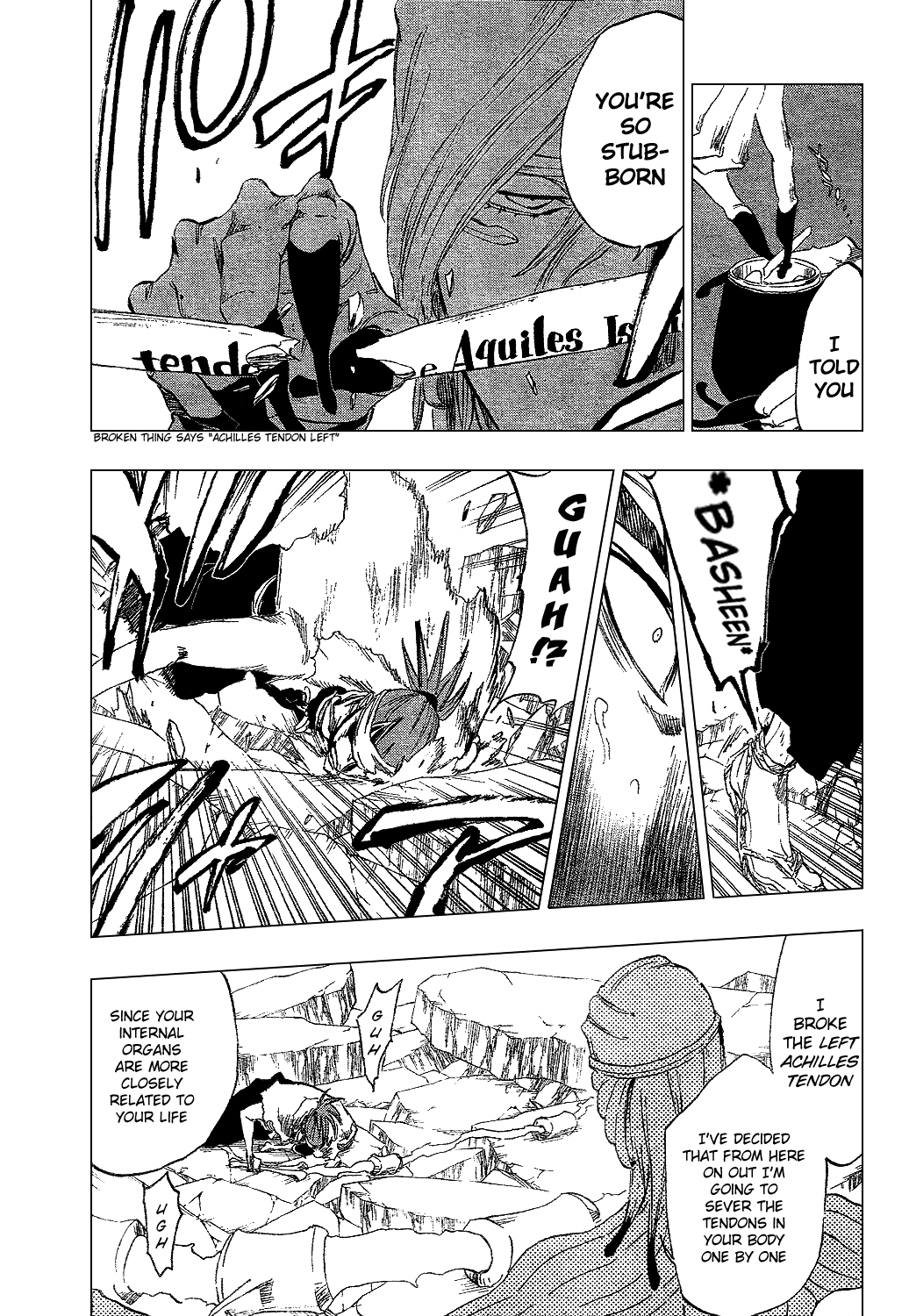 Bleach manga, chapter 295, page 12 of 19