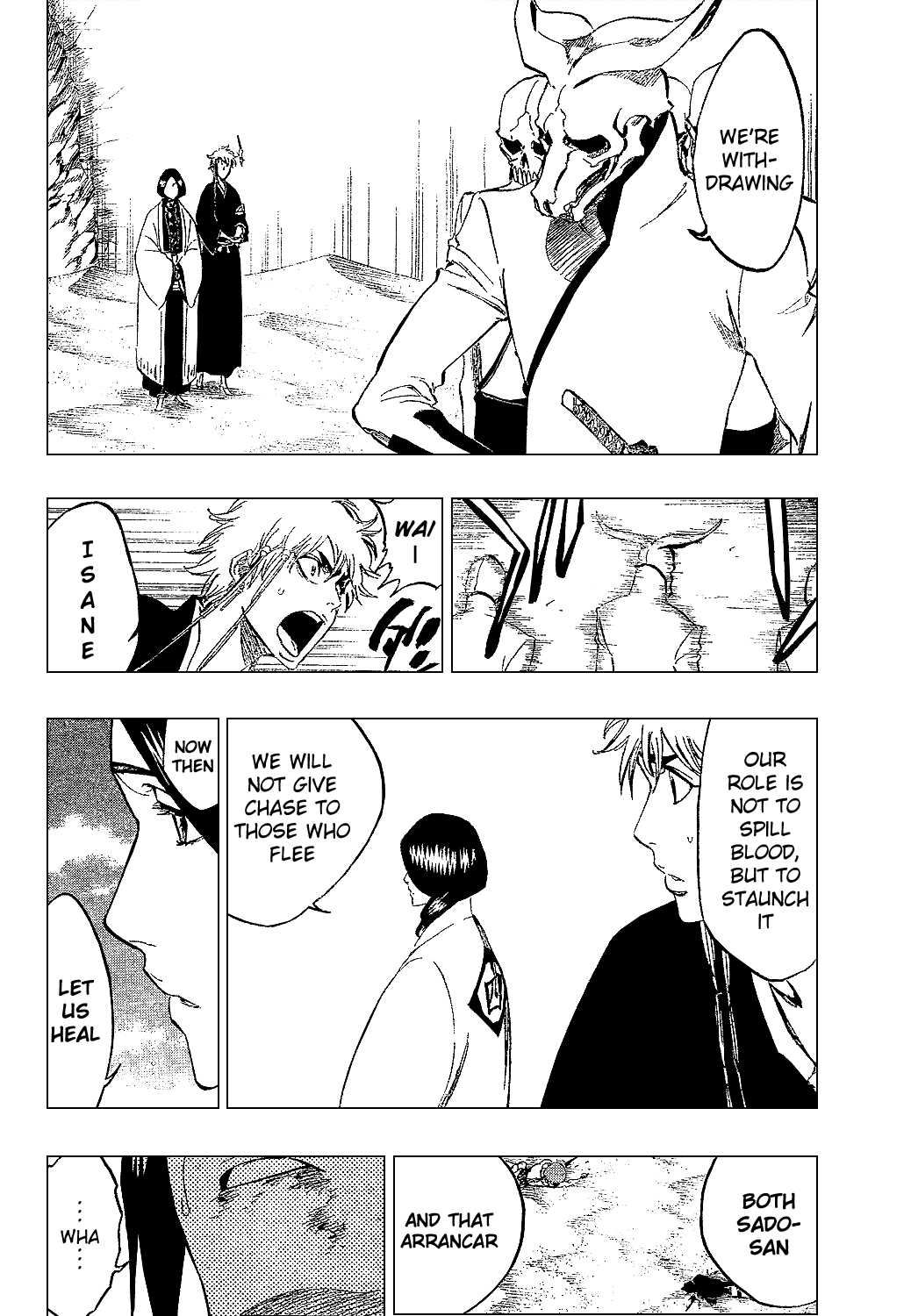 Bleach Chapter 299 page 4 - Chapter 299: The Verbal Warfare