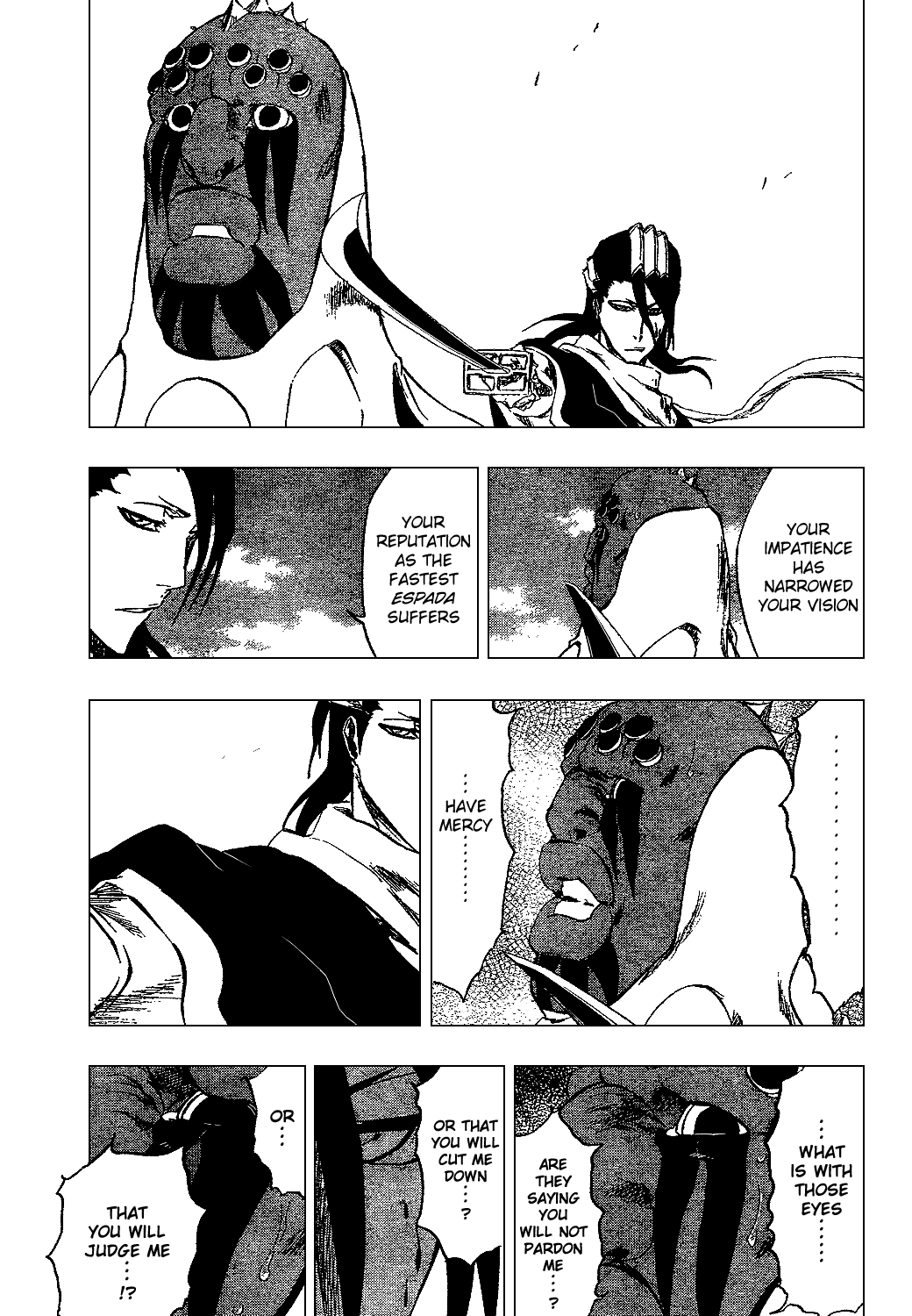 Bleach manga, chapter 302, page 12 of 21