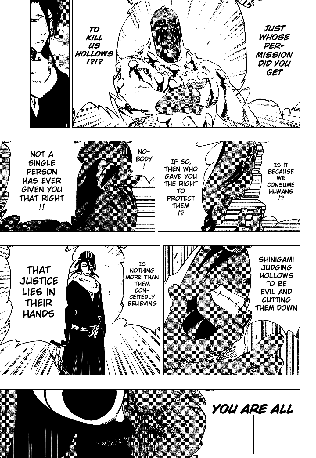 Bleach manga, chapter 302, page 14 of 21