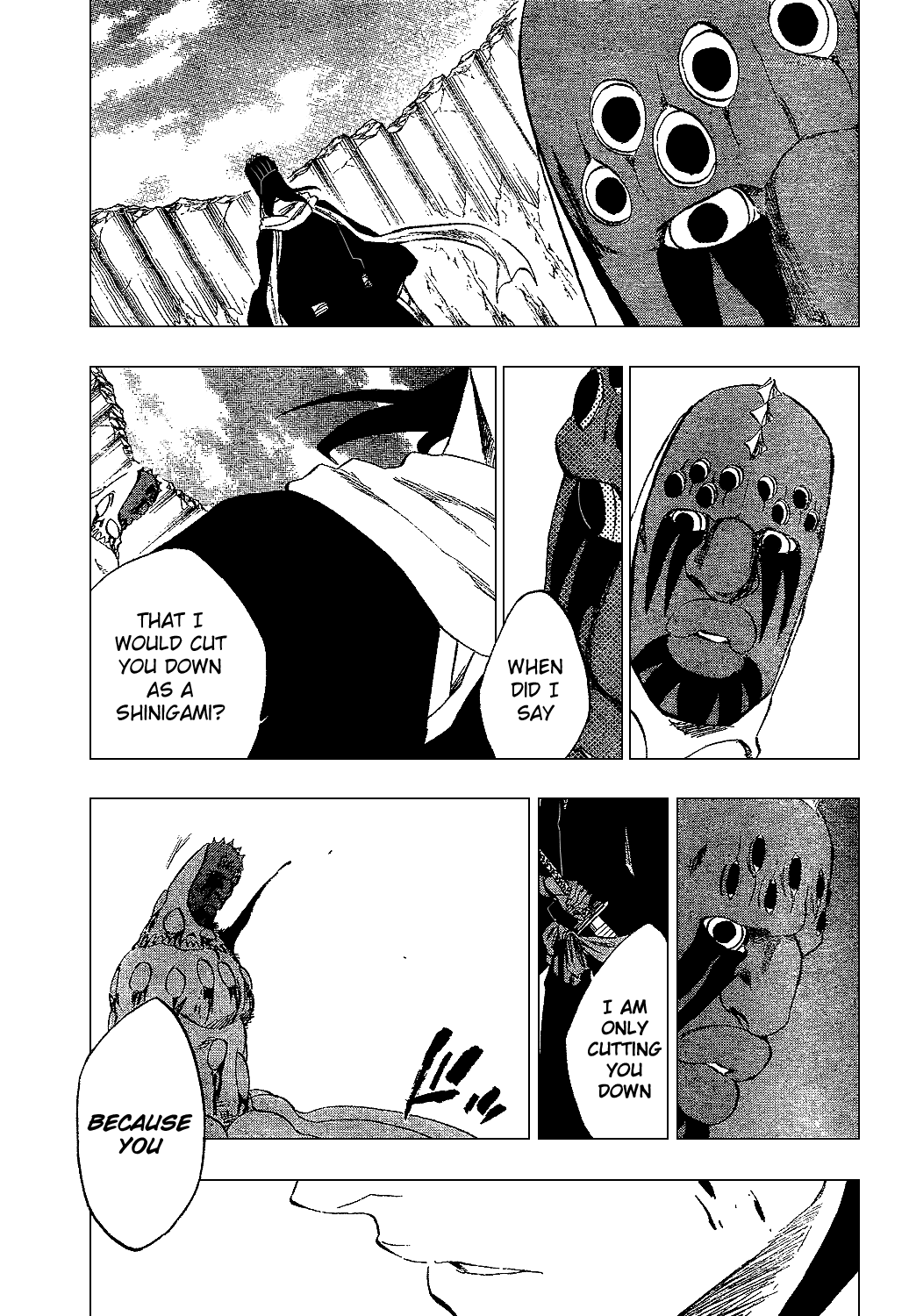 Bleach manga, chapter 302, page 16 of 21