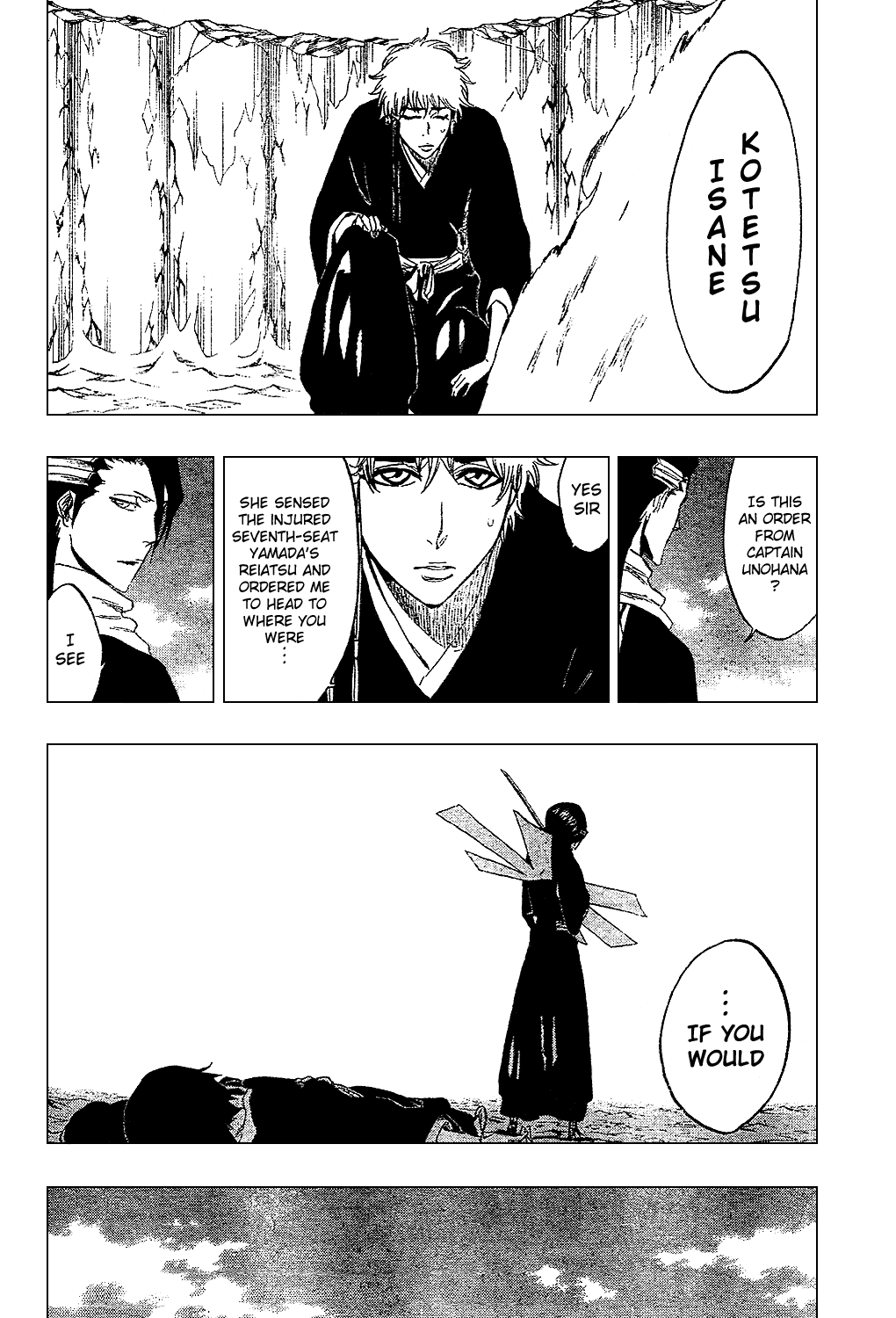 Bleach manga, chapter 302, page 20 of 21