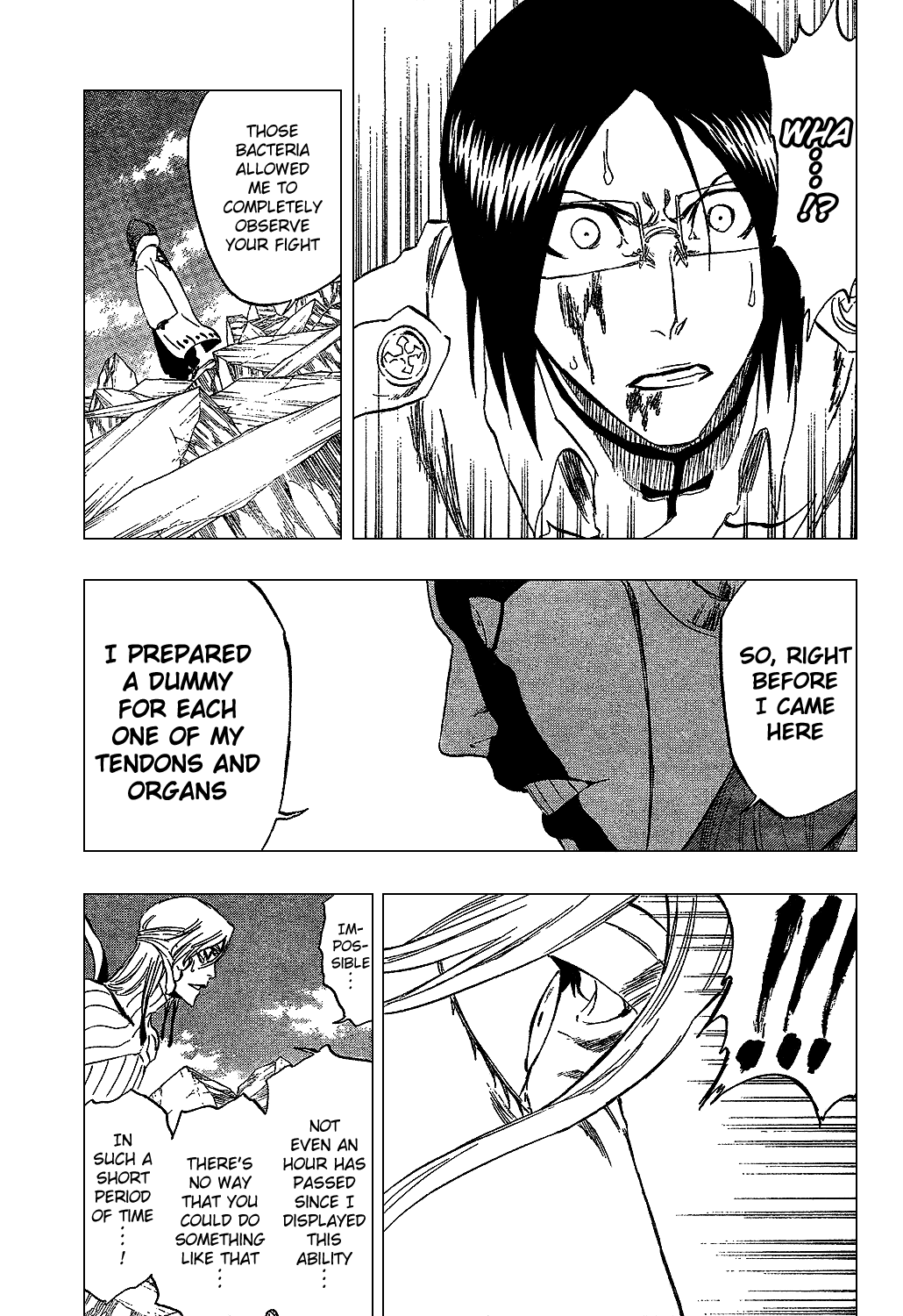 Bleach manga, chapter 303, page 12 of 20