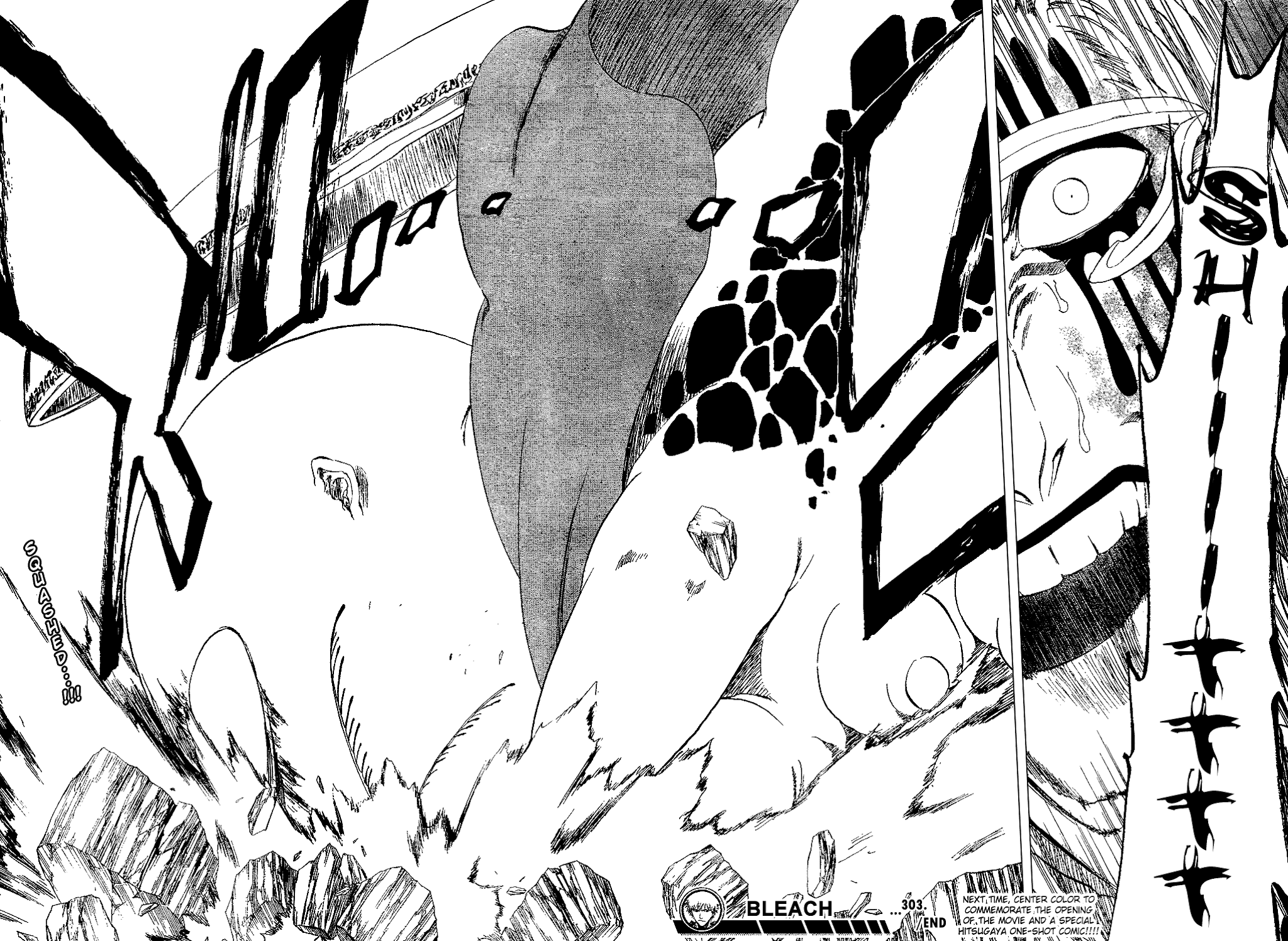Bleach manga, chapter 303, page 20 of 20