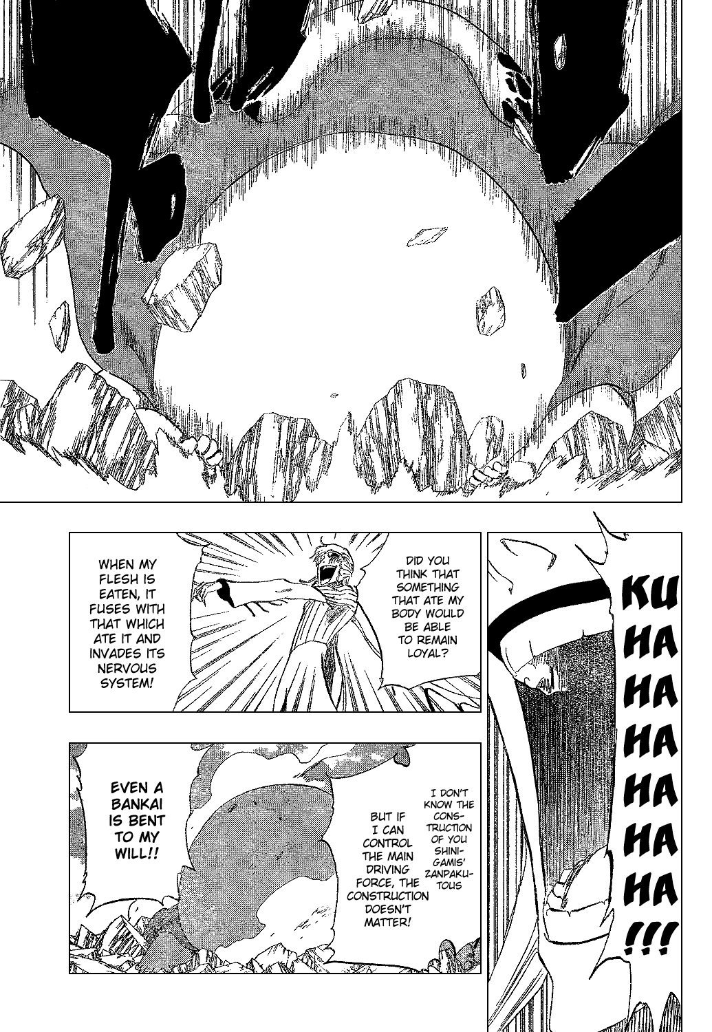 Bleach manga, chapter 305, page 13 of 21