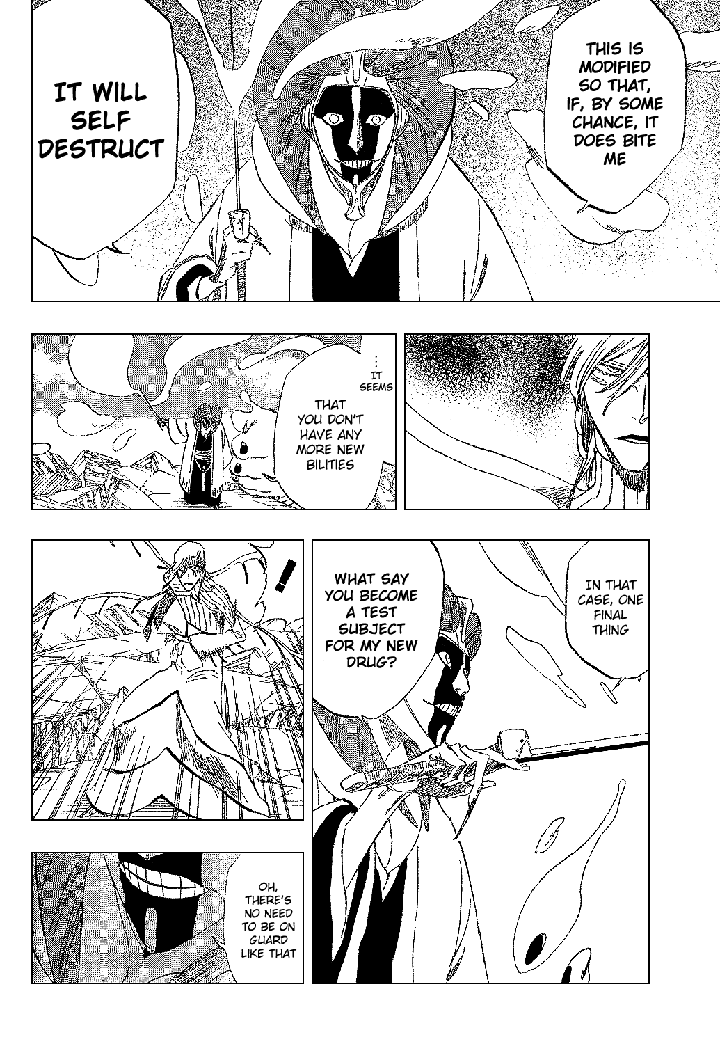 Bleach manga, chapter 305, page 16 of 21