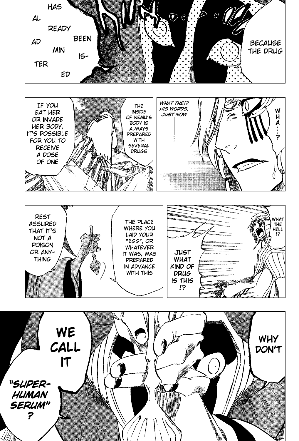 Bleach manga, chapter 305, page 17 of 21
