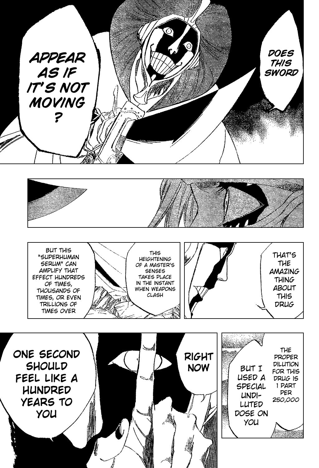Bleach manga, chapter 305, page 19 of 21