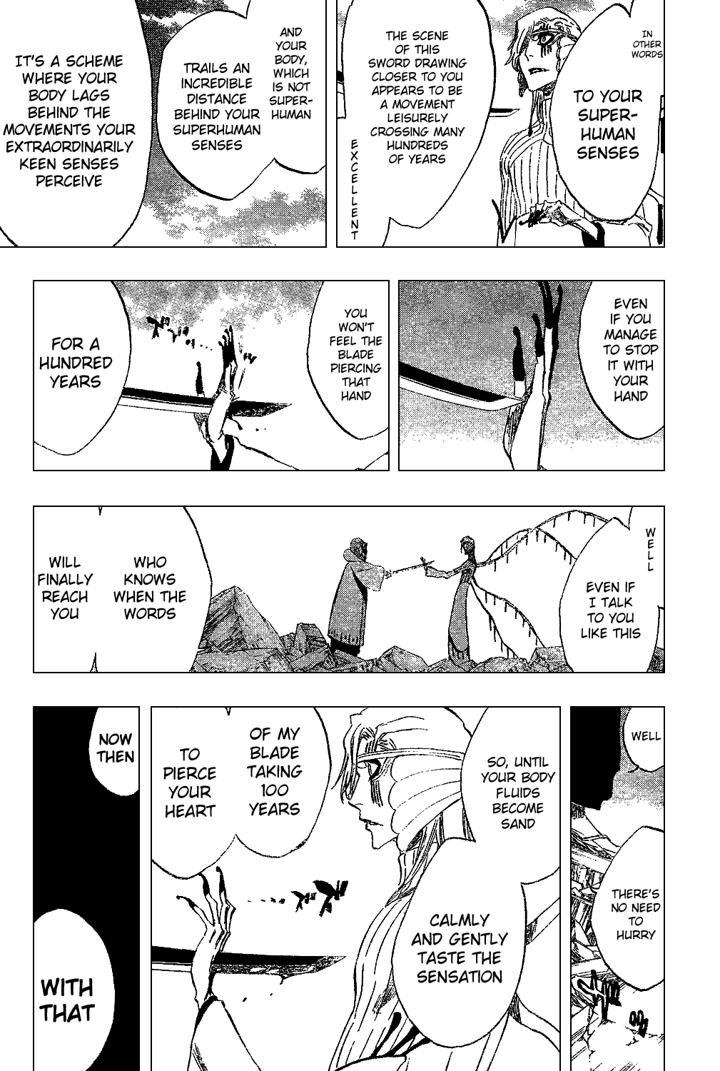 Bleach manga, chapter 305, page 20 of 21