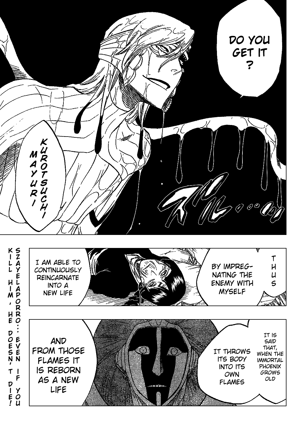 Bleach manga, chapter 305, page 3 of 21