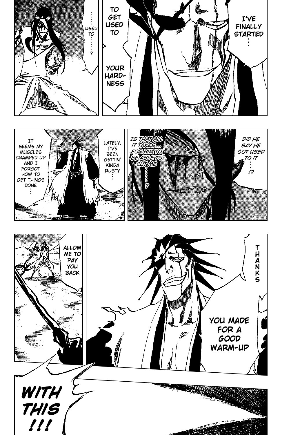 Bleach manga, chapter 308, page 16 of 21