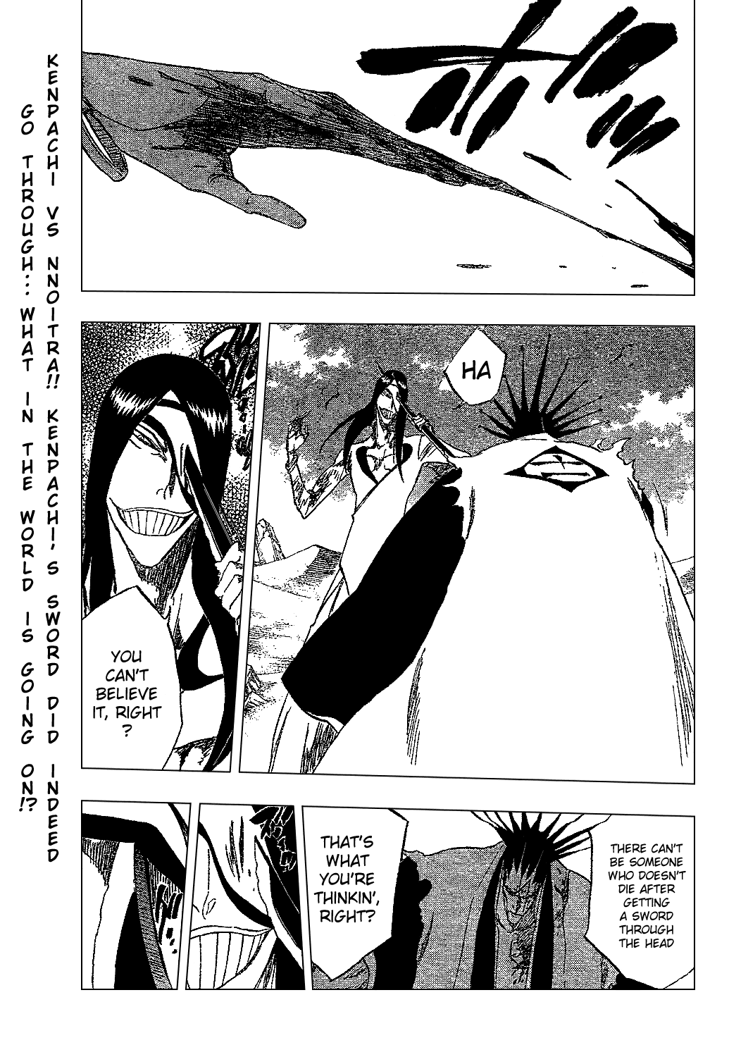 Bleach manga, chapter 308, page 3 of 21