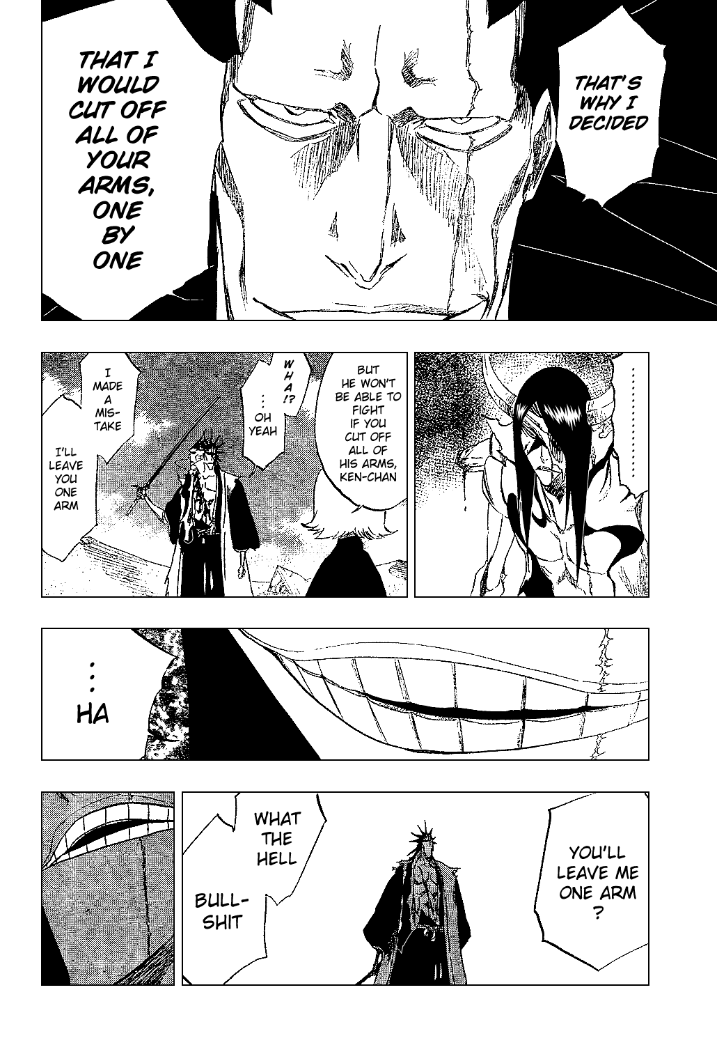 Bleach manga, chapter 310, page 14 of 21