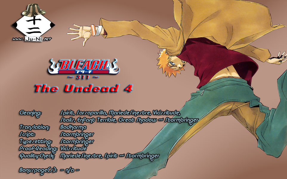 Bleach Chapter 311 page 1 - Chapter 311 : The Undead 4